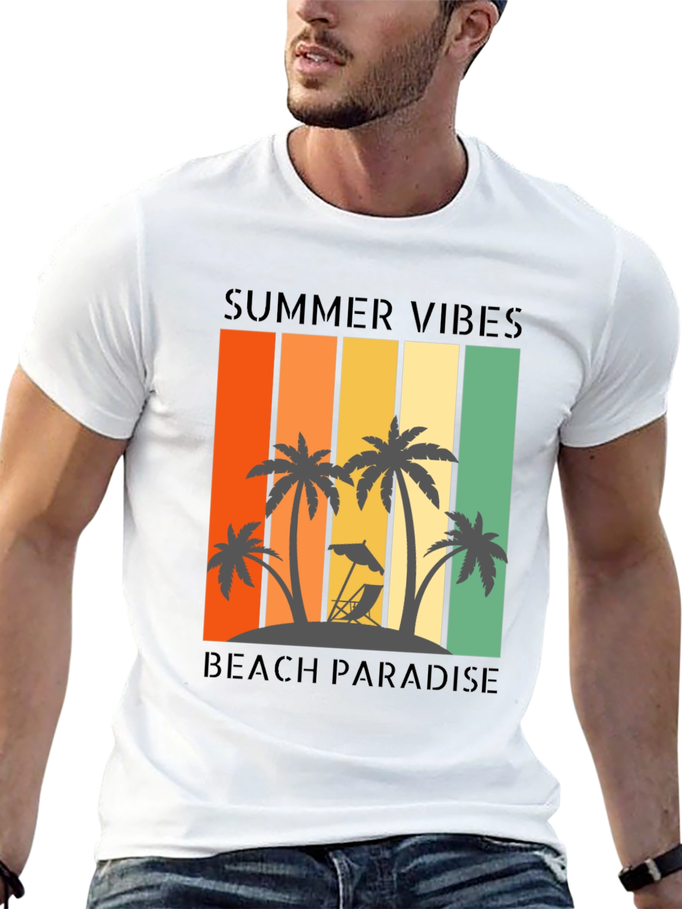 Summer Vibes Beach Paradise T-Shirt