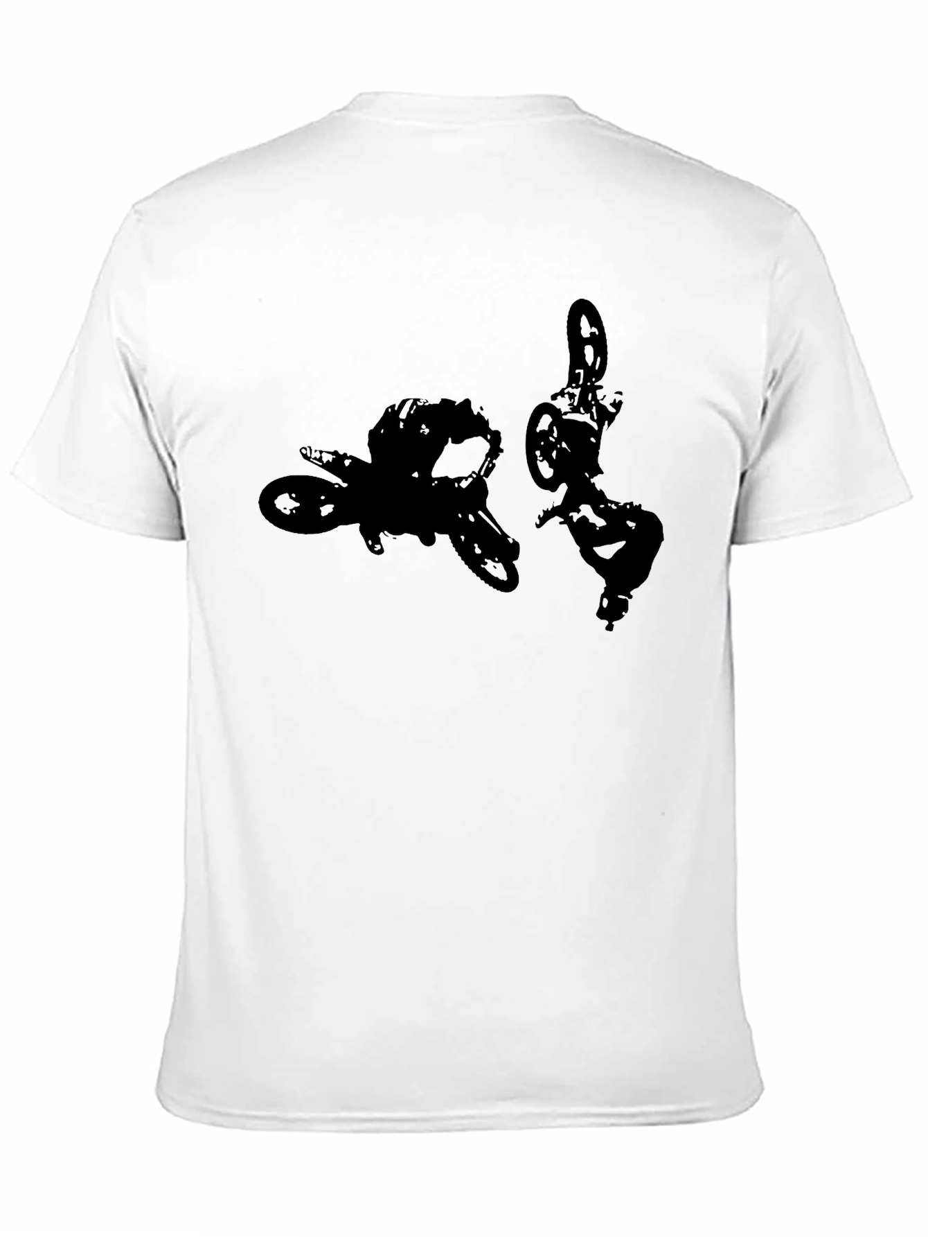 Motocross Silhouette Black T-Shirt