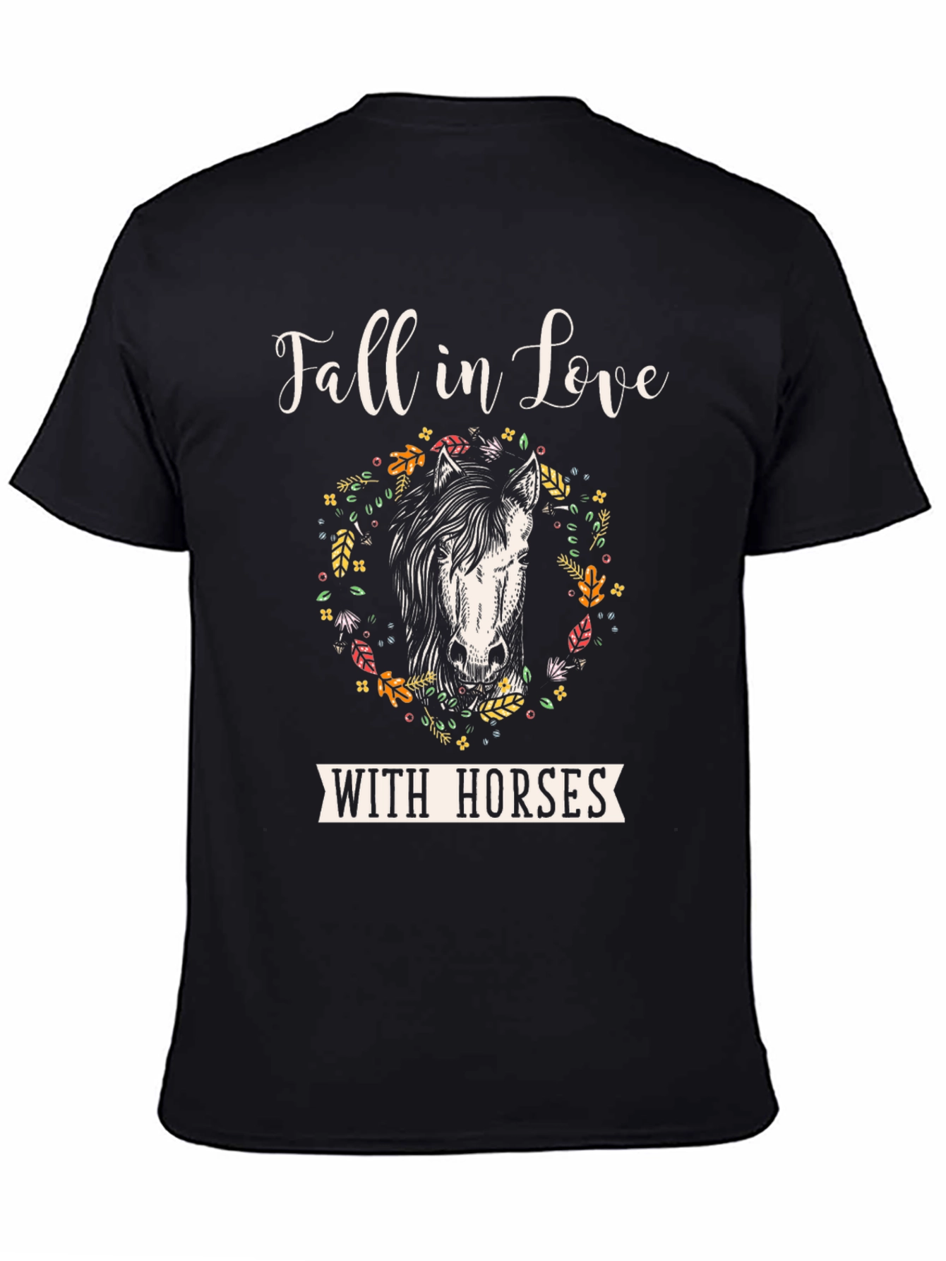 Fall in Love with Horses Graphic Tee