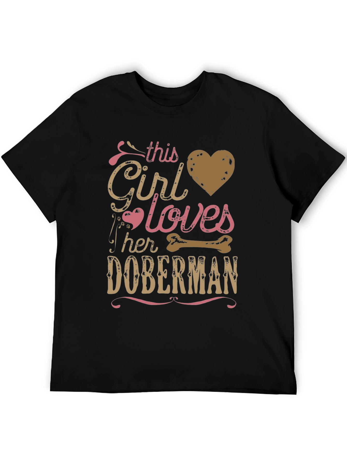 Doberman Girls Love T-Shirt