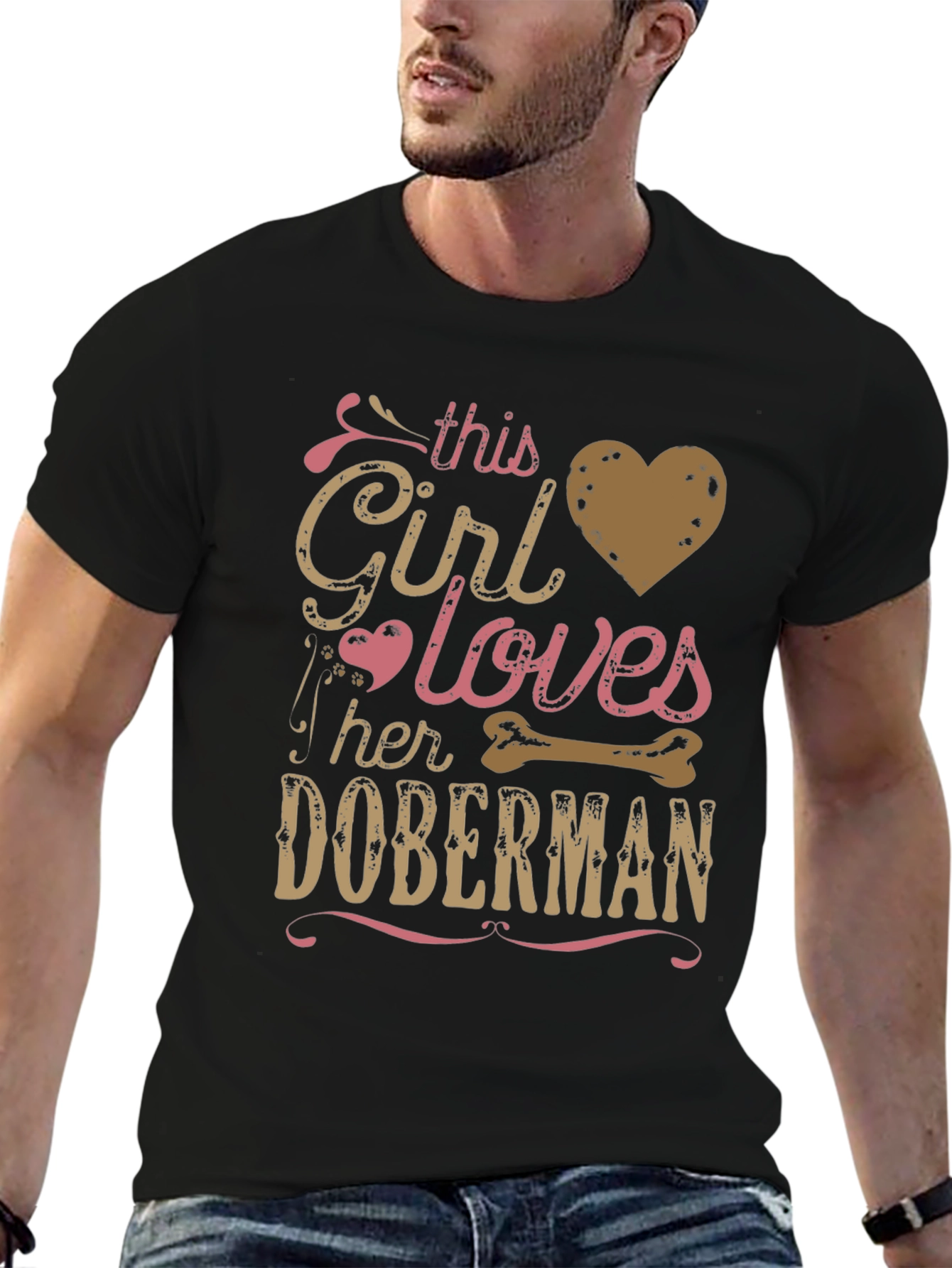 Doberman Girls Love T-Shirt