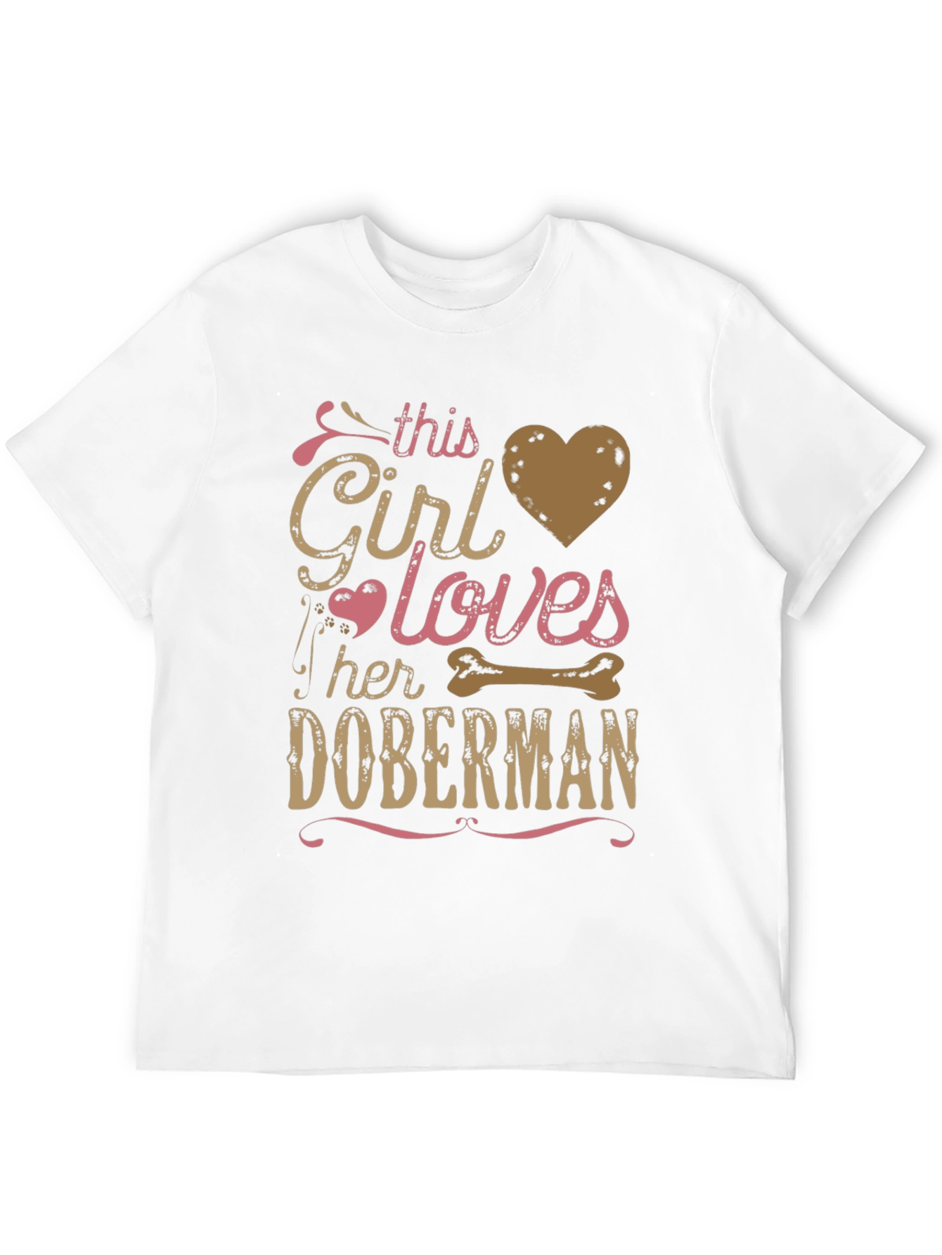 Doberman Girls Love T-Shirt