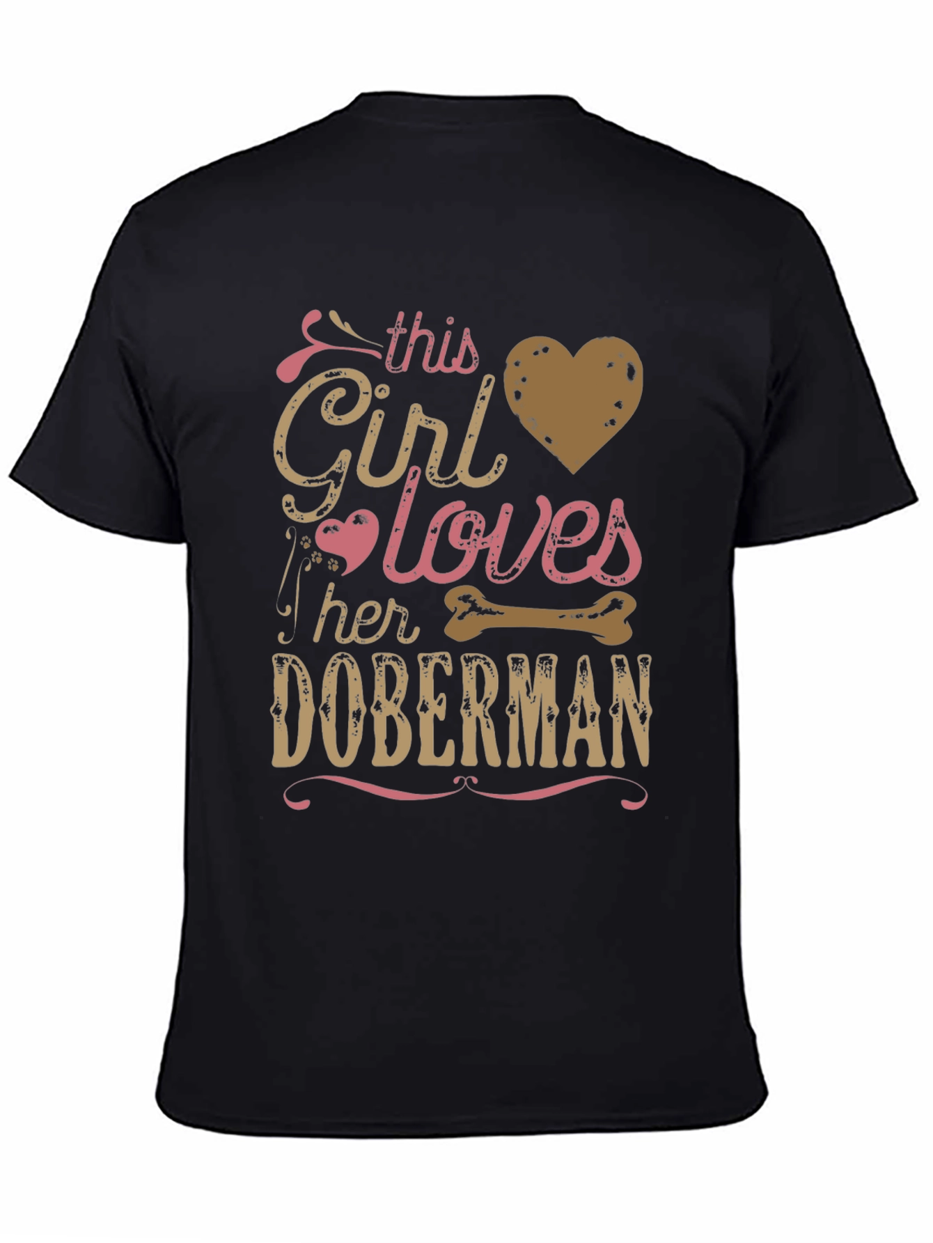 Doberman Girls Love T-Shirt