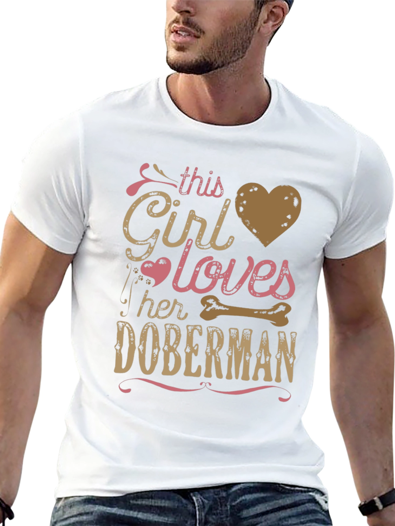 Doberman Girls Love T-Shirt