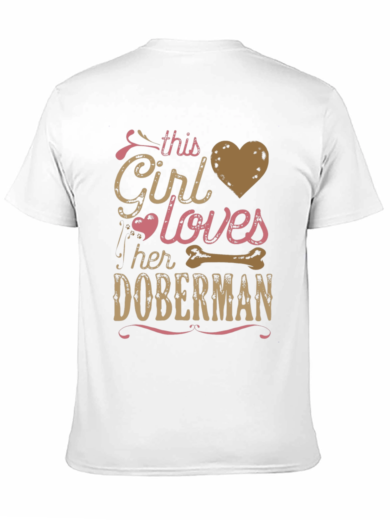 Doberman Girls Love T-Shirt