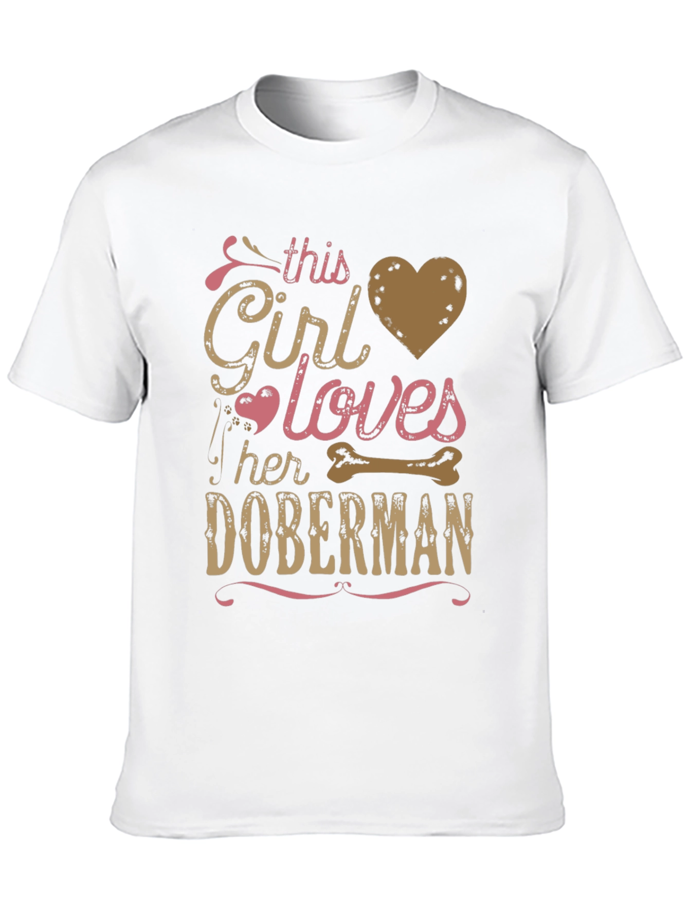 Doberman Girls Love T-Shirt