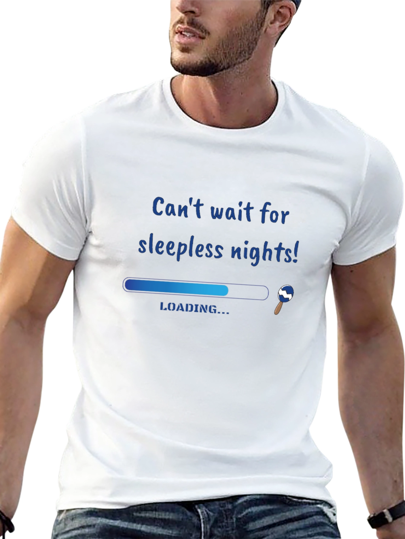 Sleepless Nights Loading Graphic Tee