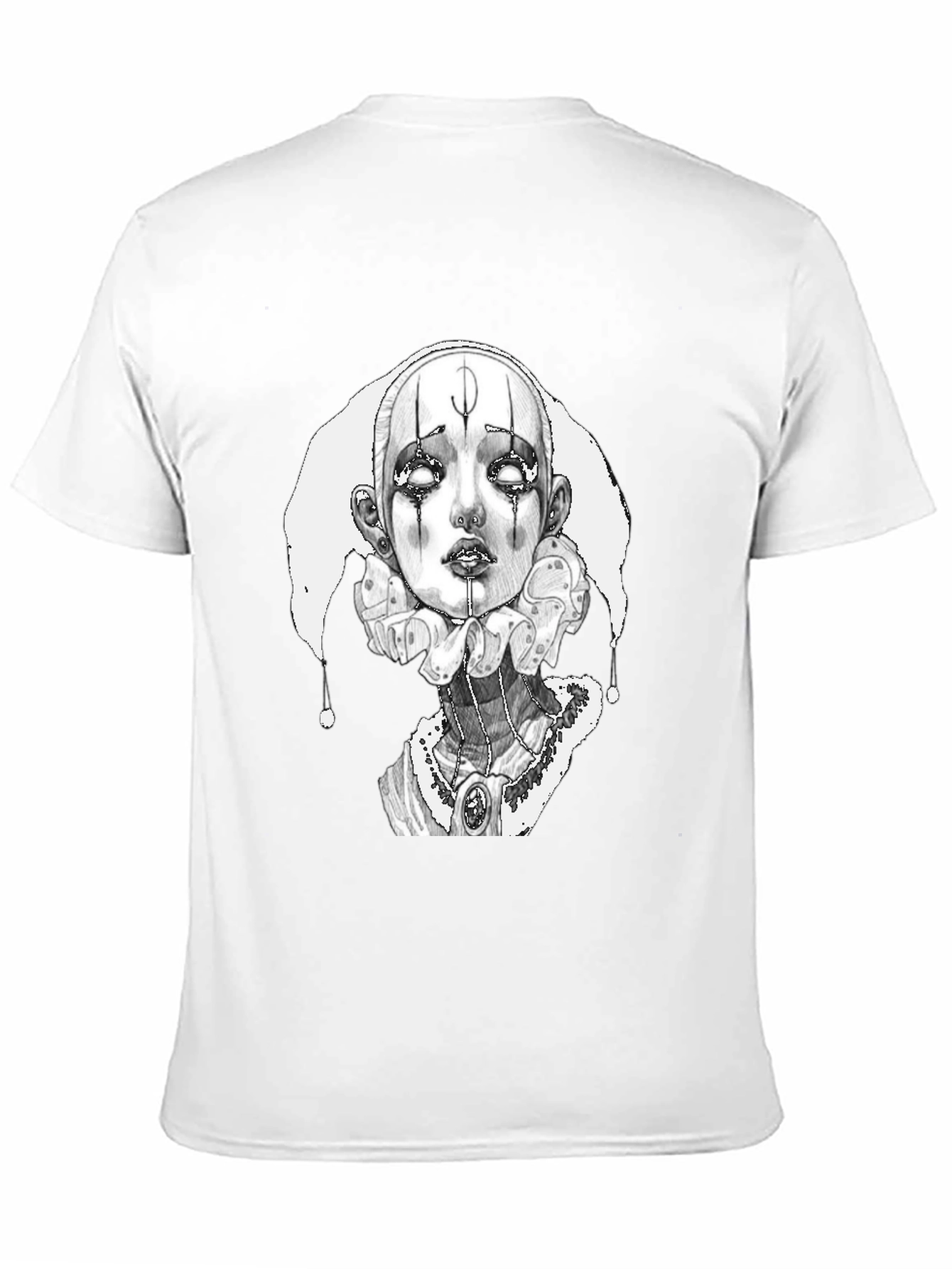 Eerie Clown Graphic Tee - Unique Design