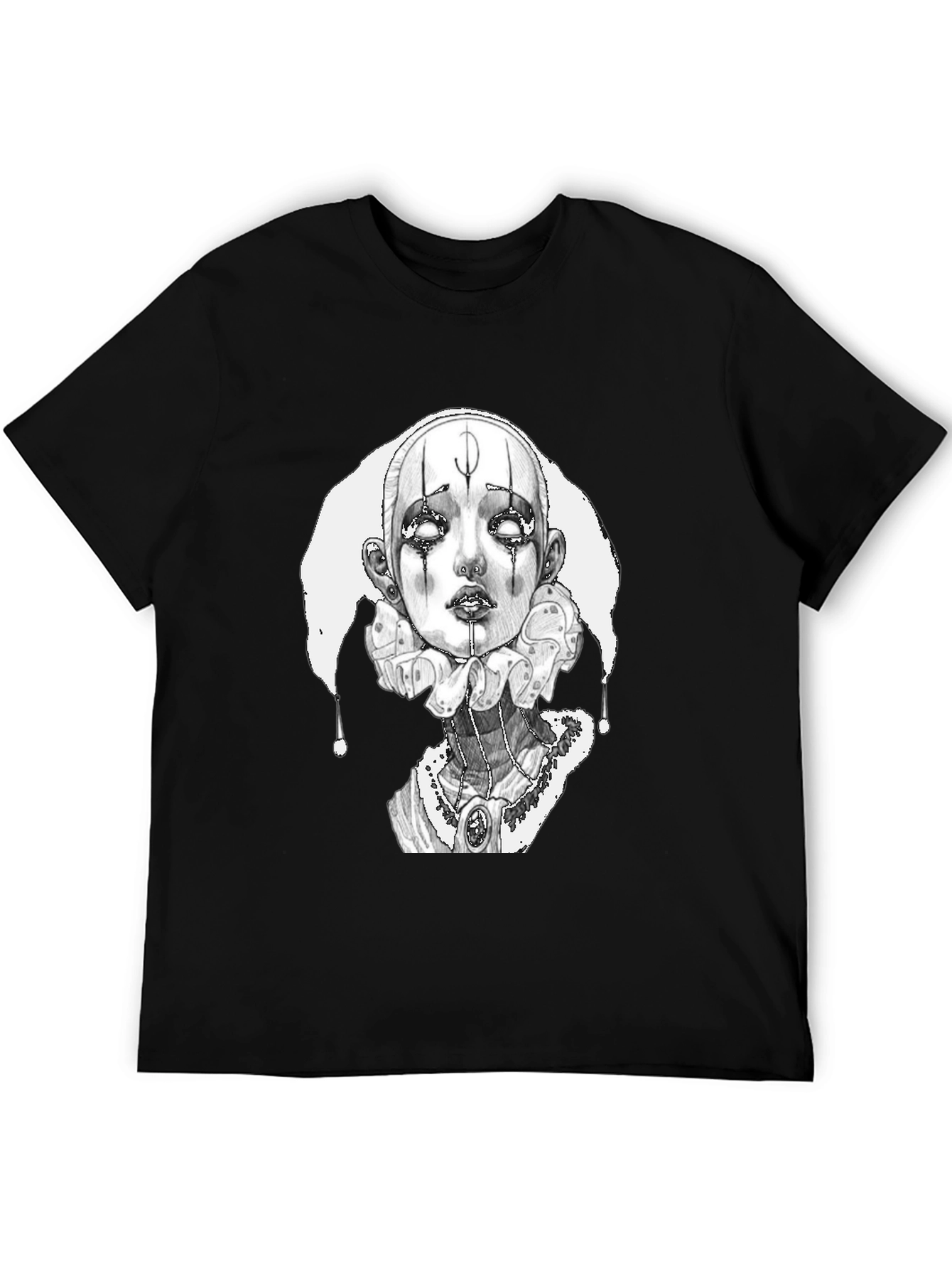Eerie Clown Graphic Tee - Unique Design