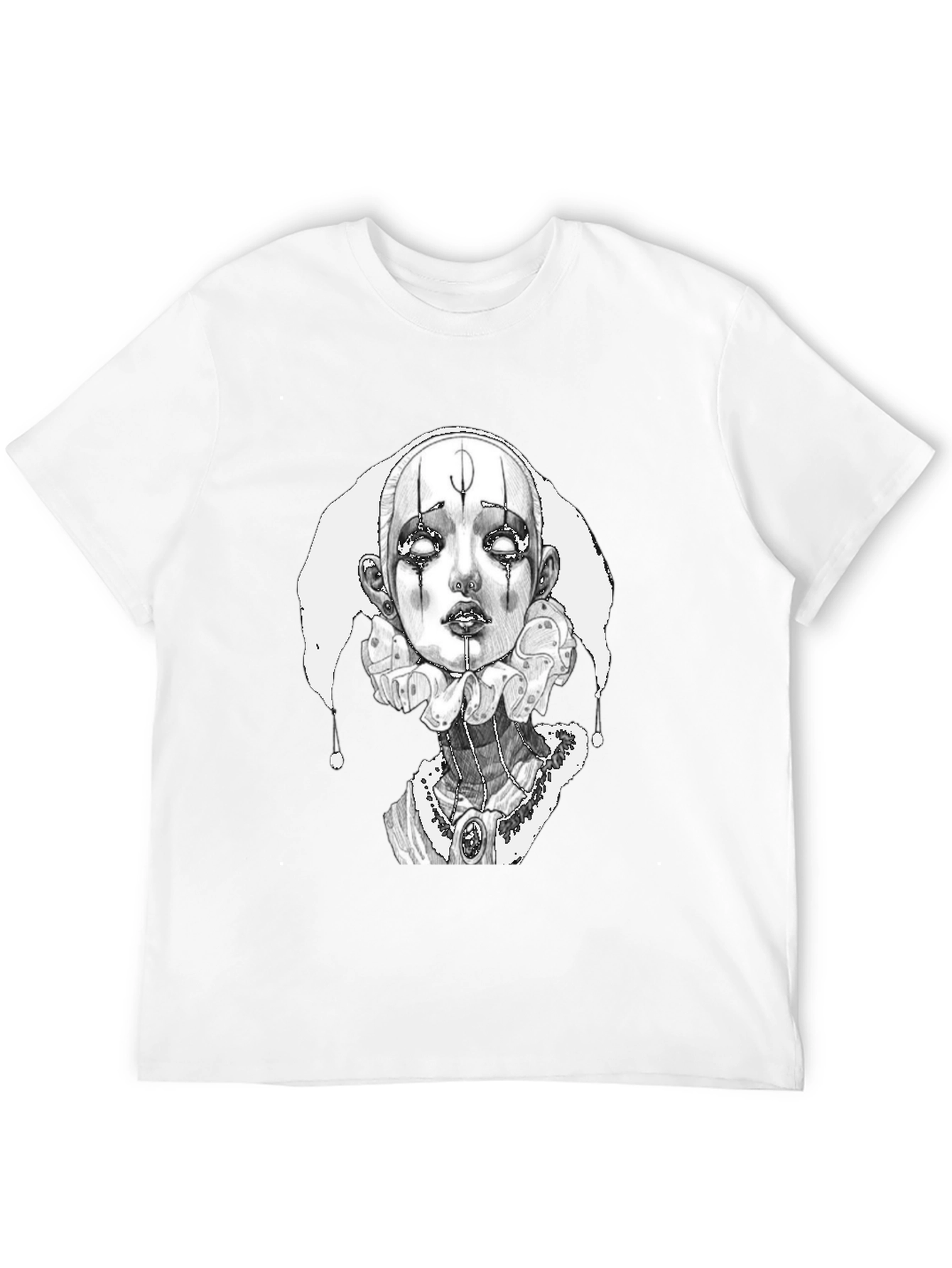 Eerie Clown Graphic Tee - Unique Design
