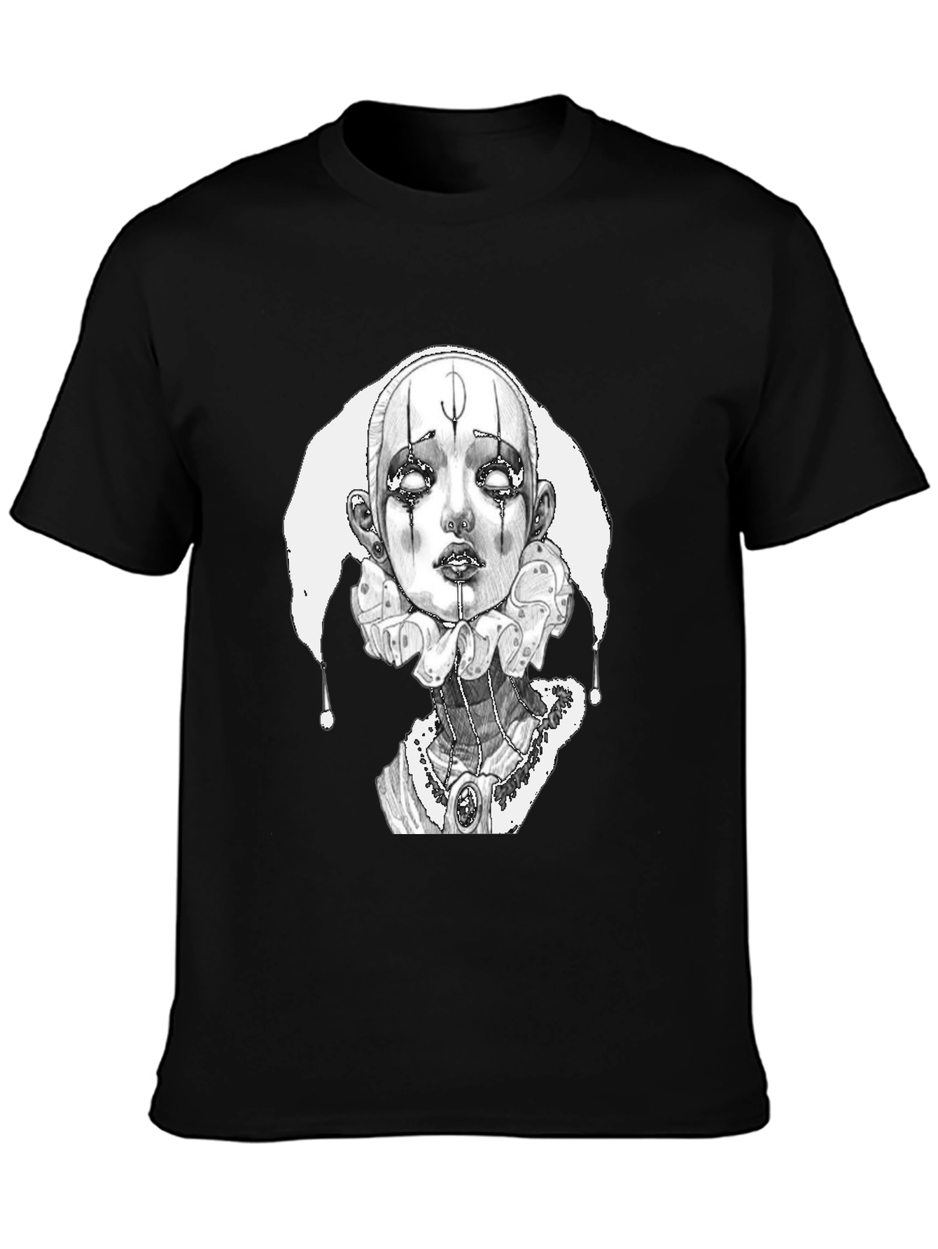 Eerie Clown Graphic Tee - Unique Design