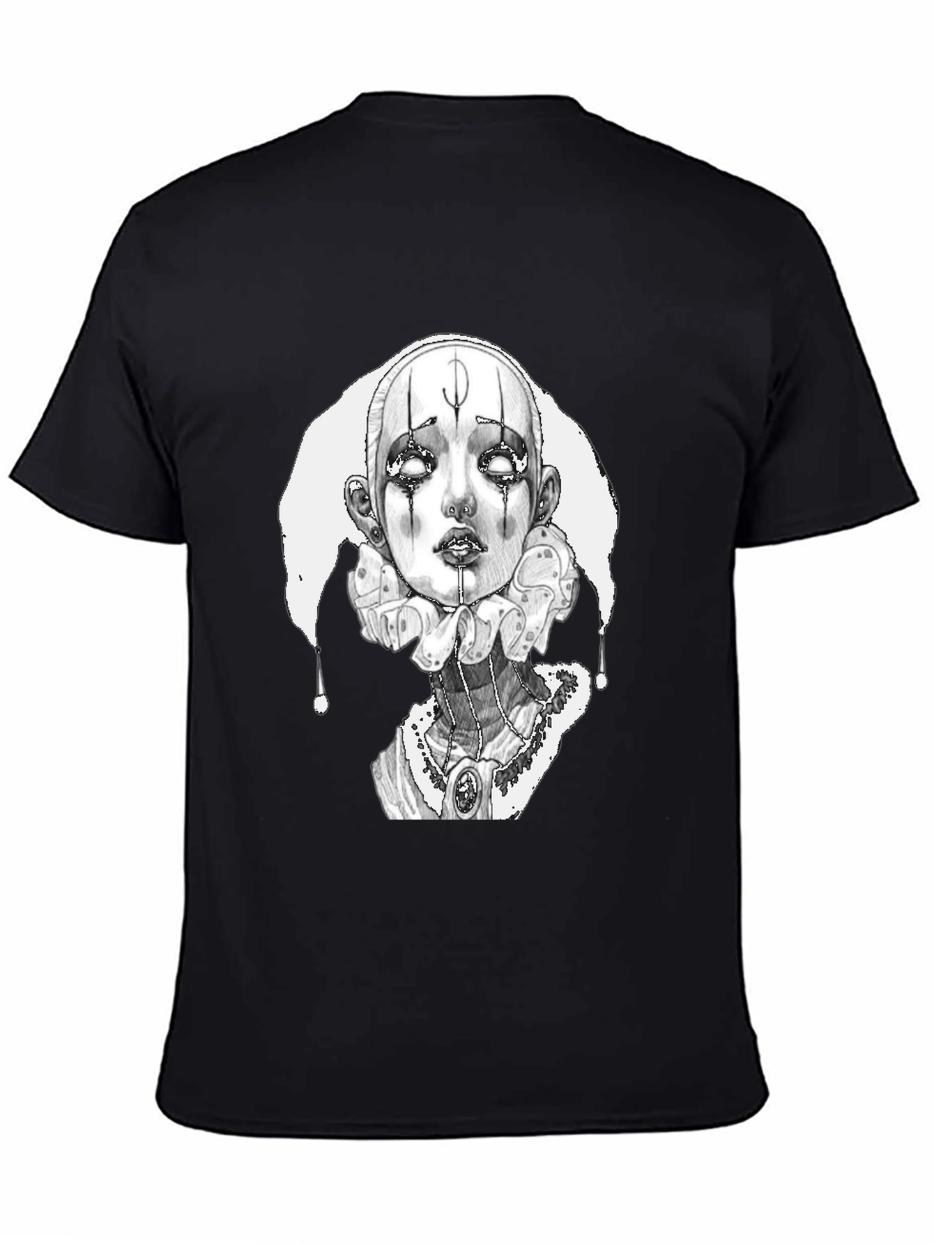 Eerie Clown Graphic Tee - Unique Design