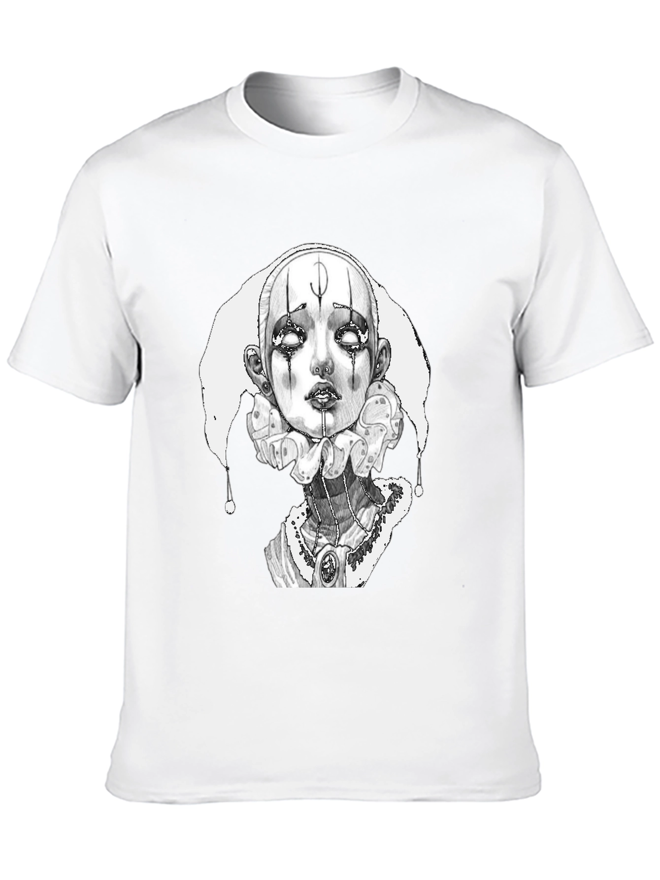 Eerie Clown Graphic Tee - Unique Design