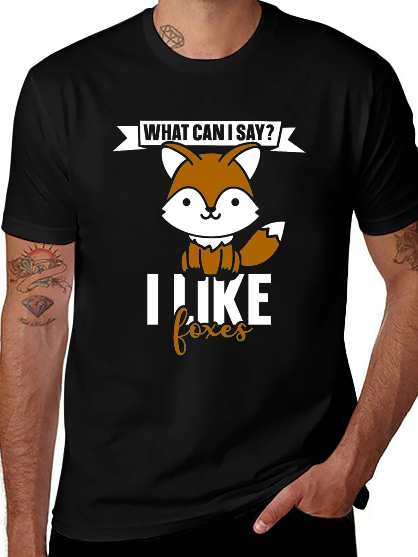 I Like Foxes Graphic Tee - Cute Animal T-Shirt