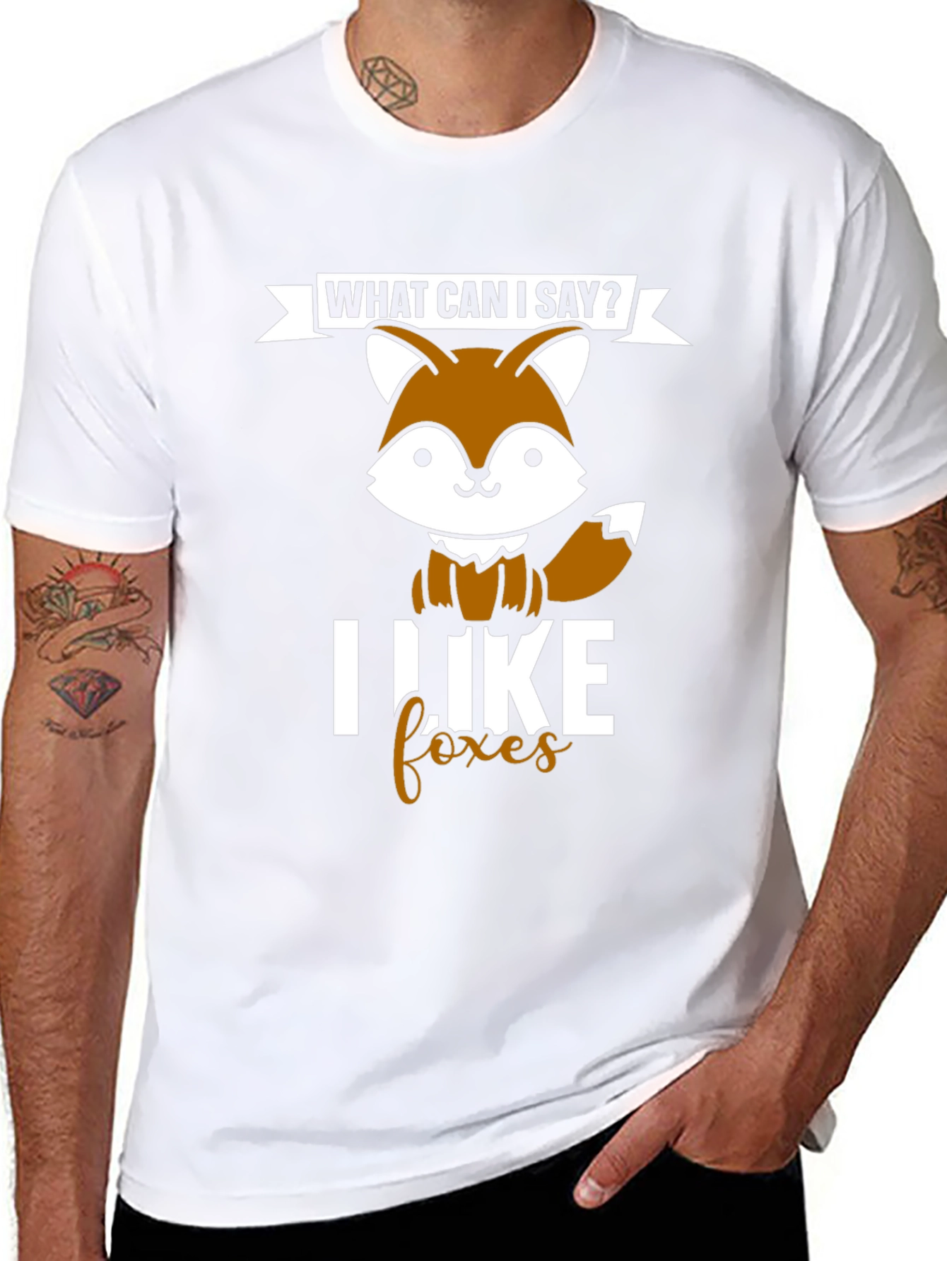 I Like Foxes Graphic Tee - Cute Animal T-Shirt