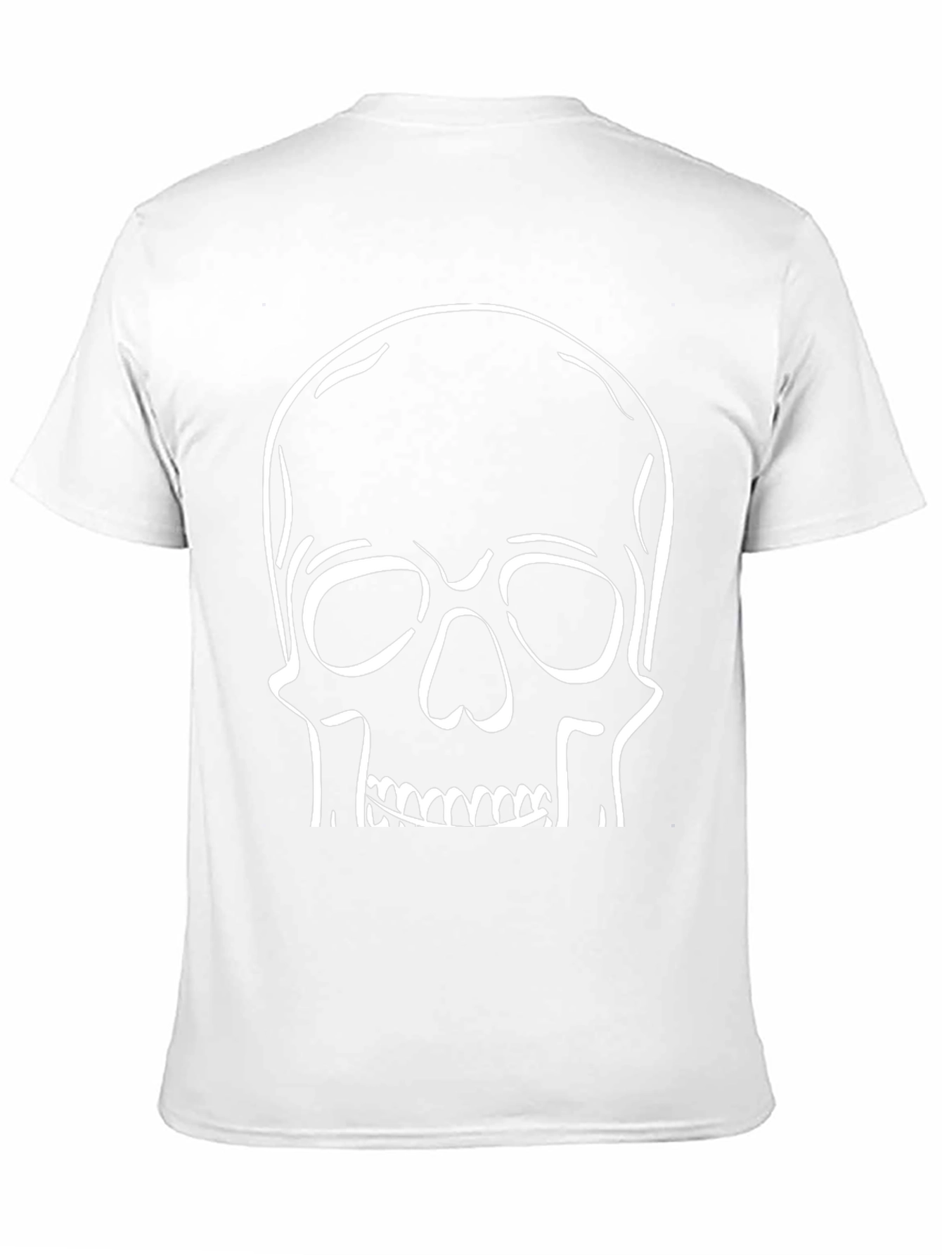 Skull Graphic Print Black T-Shirt