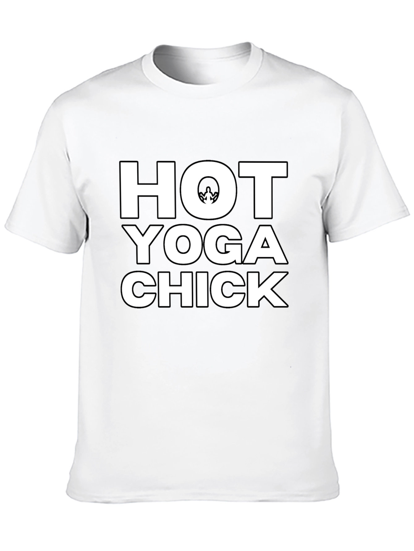 Hot Yoga Chick Black T-Shirt