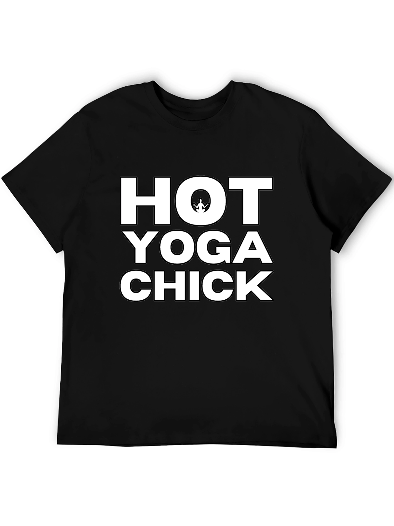 Hot Yoga Chick Black T-Shirt