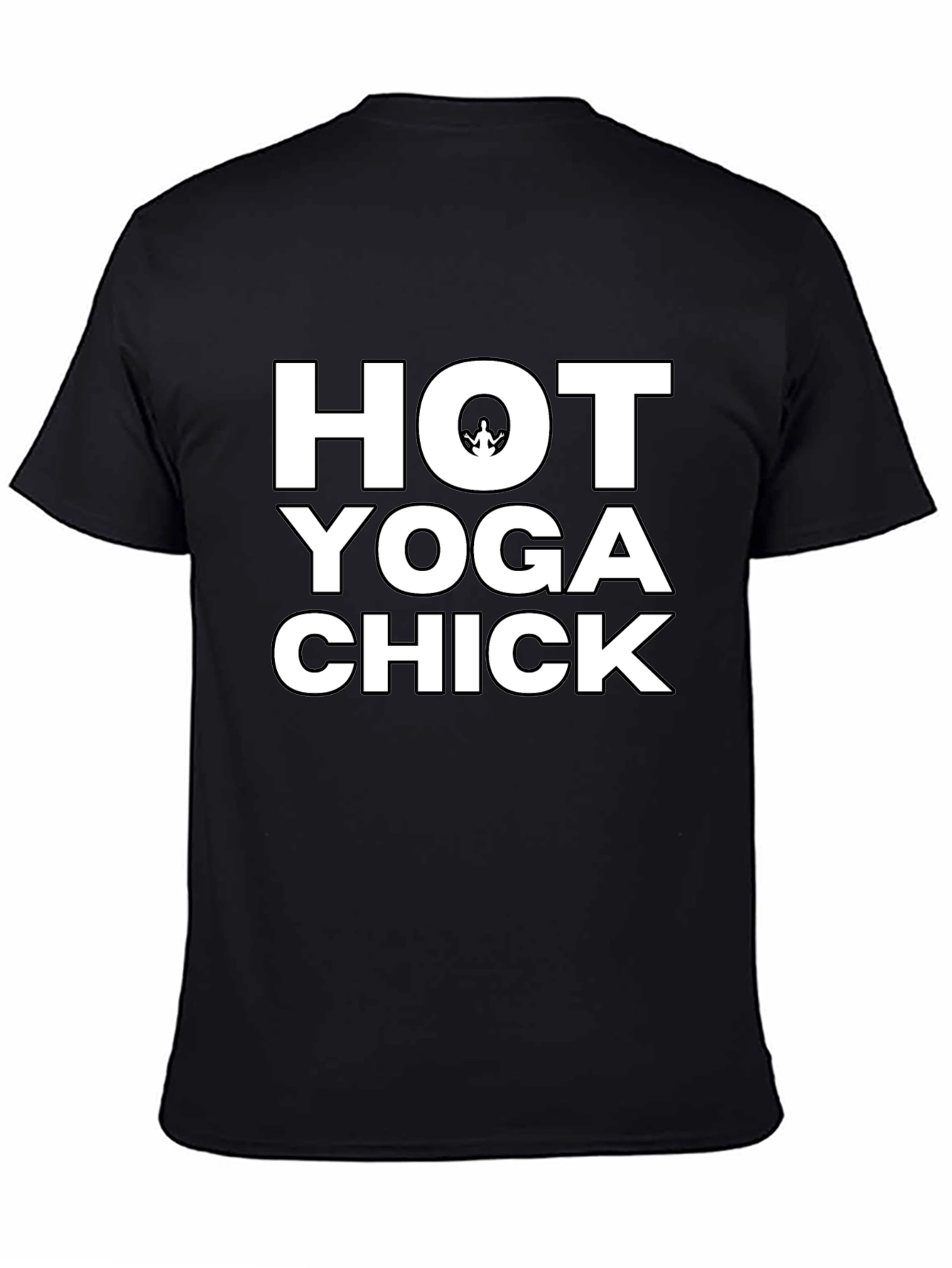 Hot Yoga Chick Black T-Shirt
