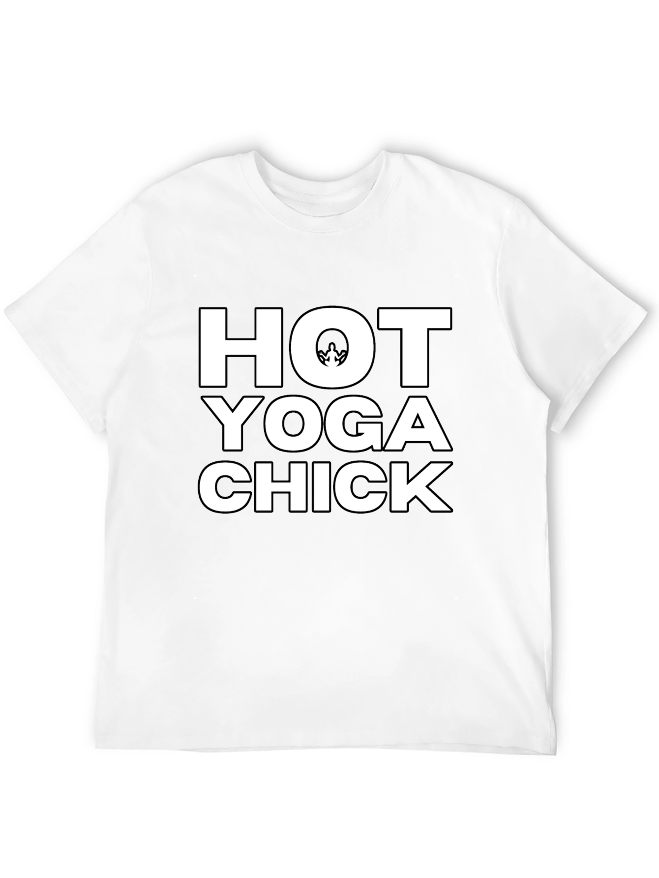 Hot Yoga Chick Black T-Shirt