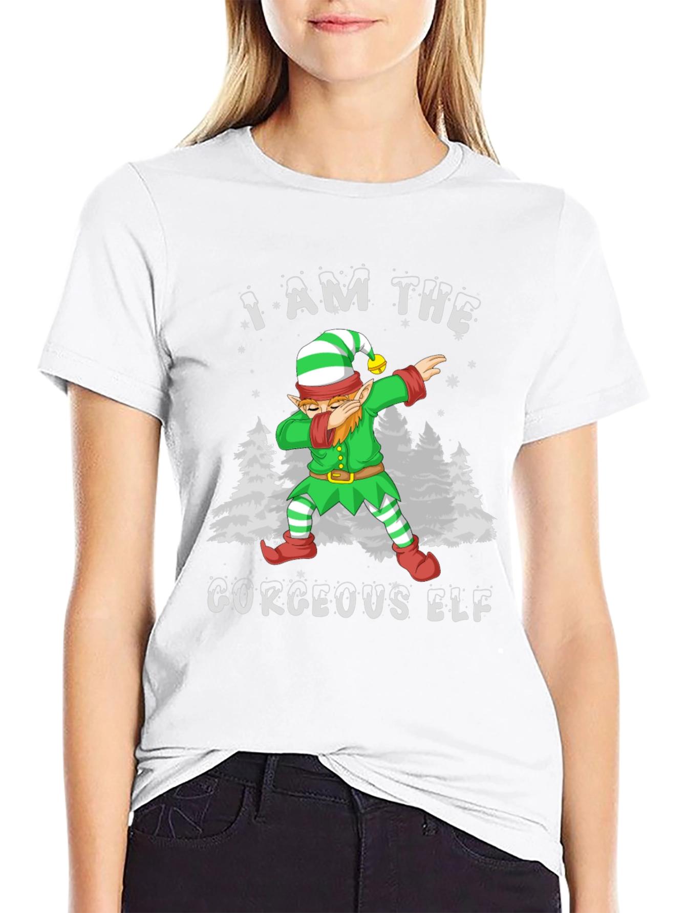 I Am The Gorgeous Elf Christmas T-Shirt