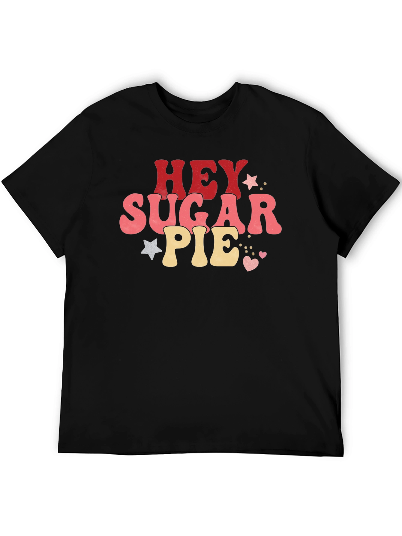Hey Sugar Pie Black Graphic Tee