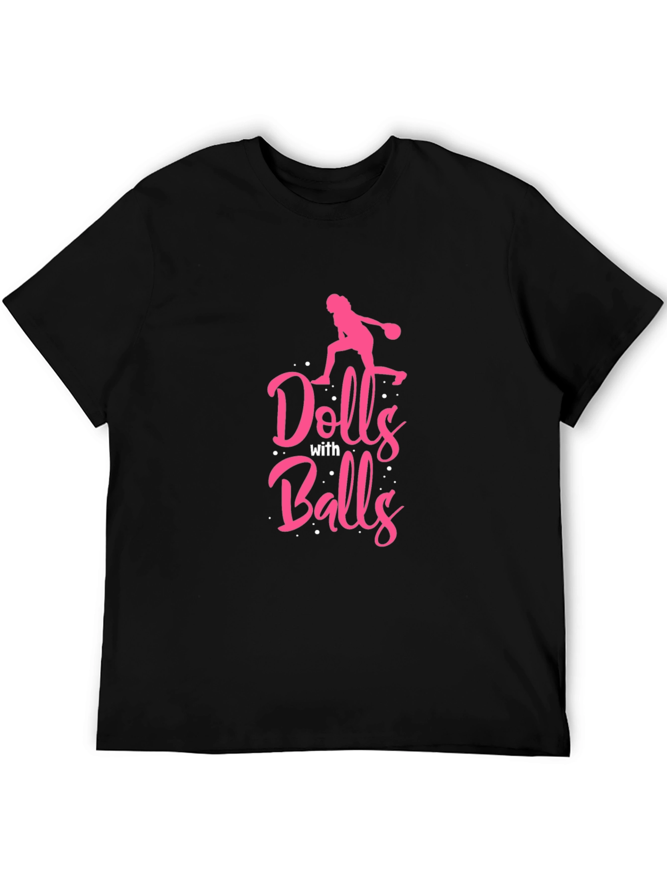 Dolls With Balls T-Shirt - Bowling Design