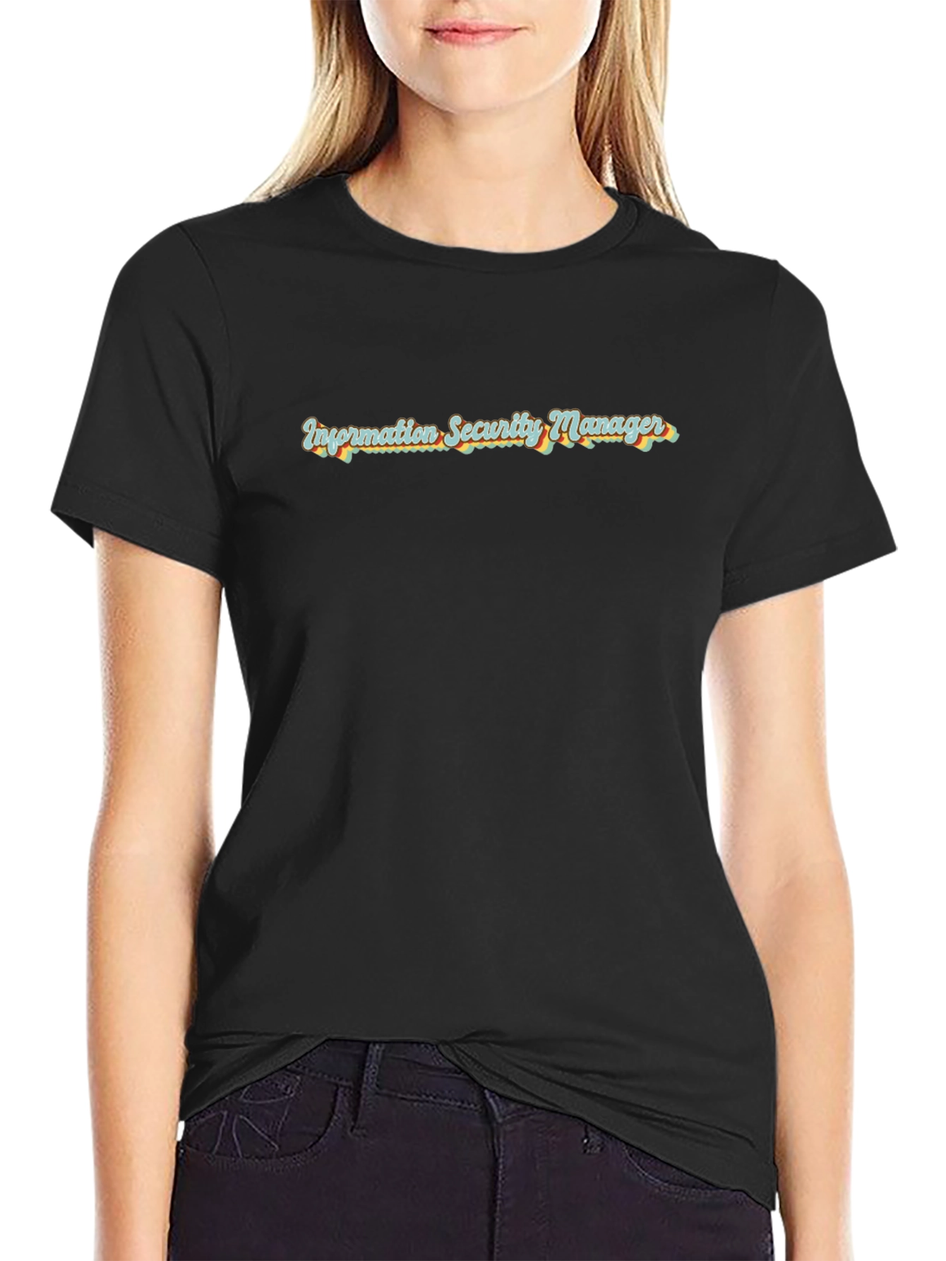 Information Security Manager Retro Style T-Shirt