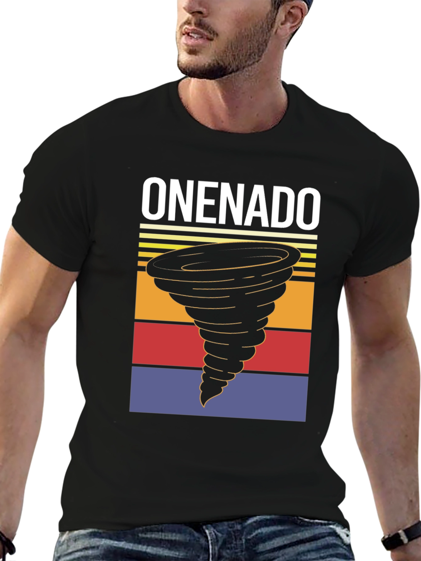 OneNado Tornado Graphic T-Shirt - Black