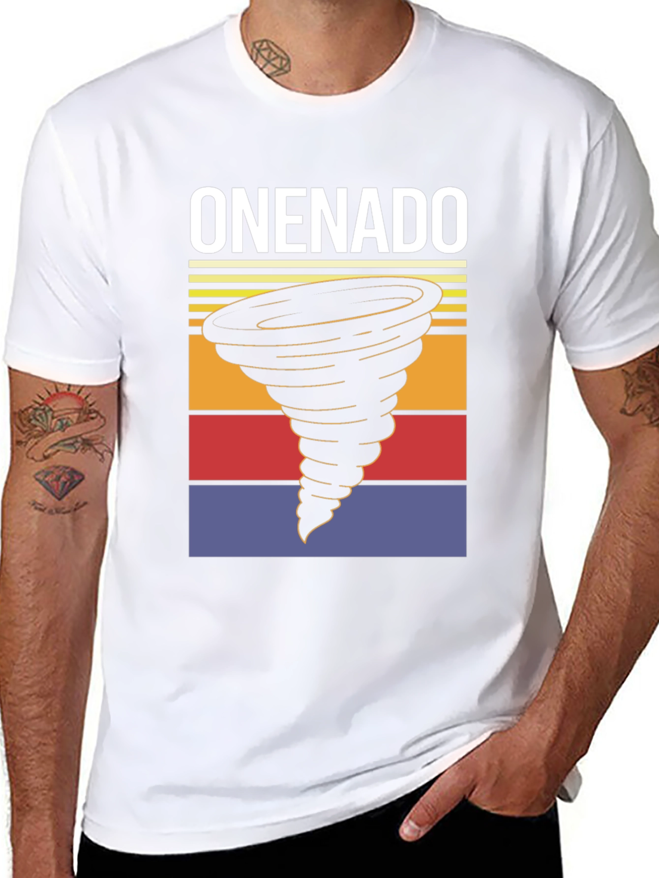 OneNado Tornado Graphic T-Shirt - Black