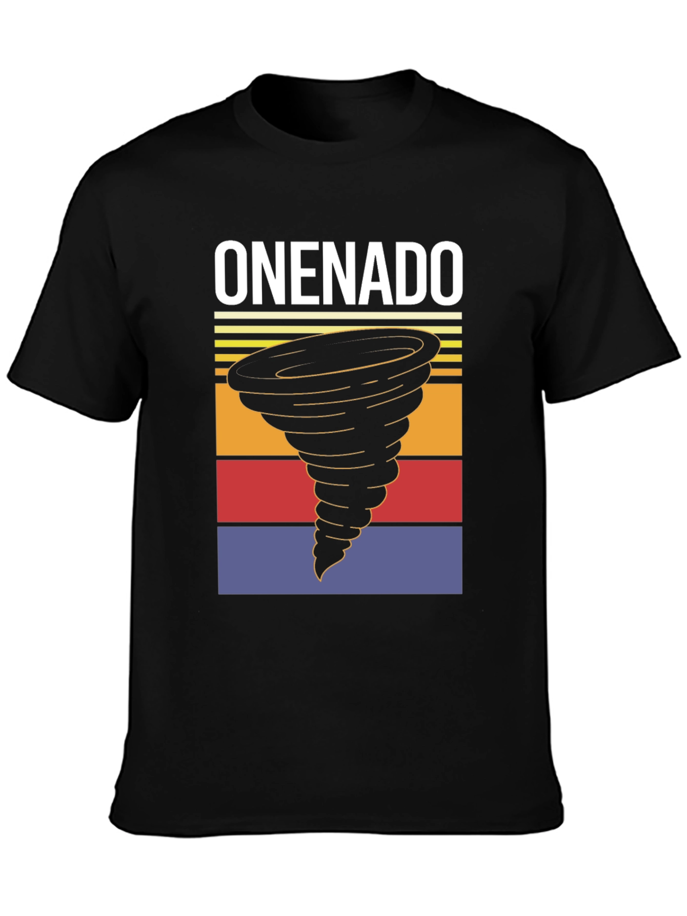 OneNado Tornado Graphic T-Shirt - Black