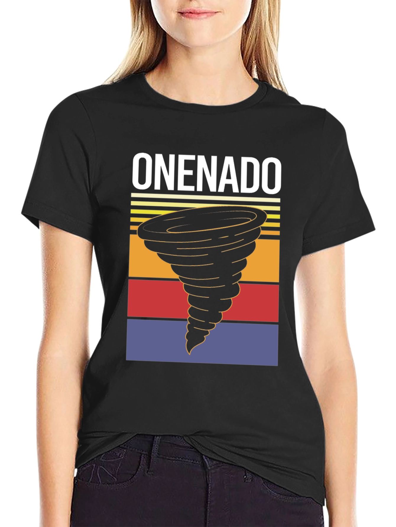OneNado Tornado Graphic T-Shirt - Black