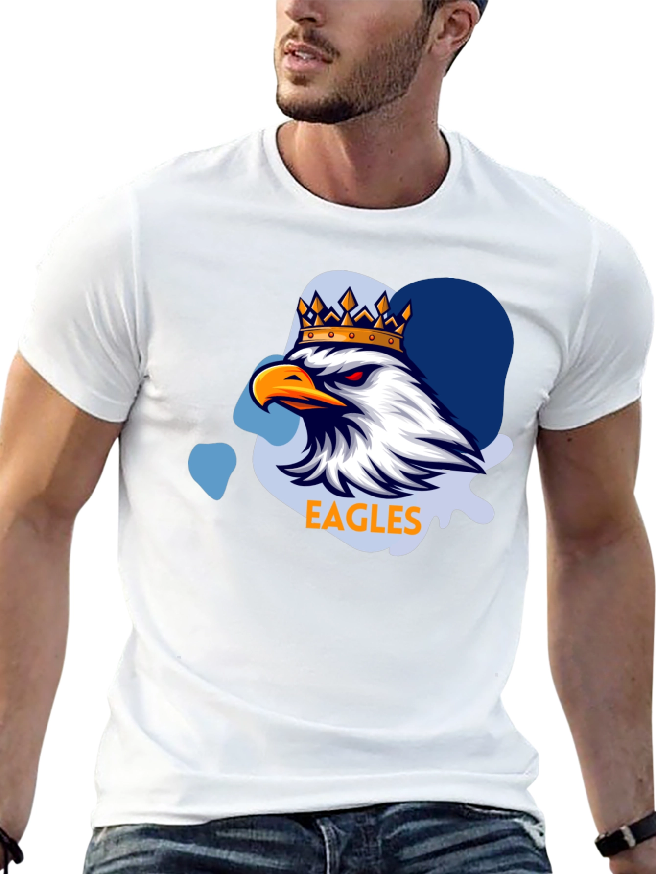 Eagles Crown Graphic Tee - Black T-Shirt