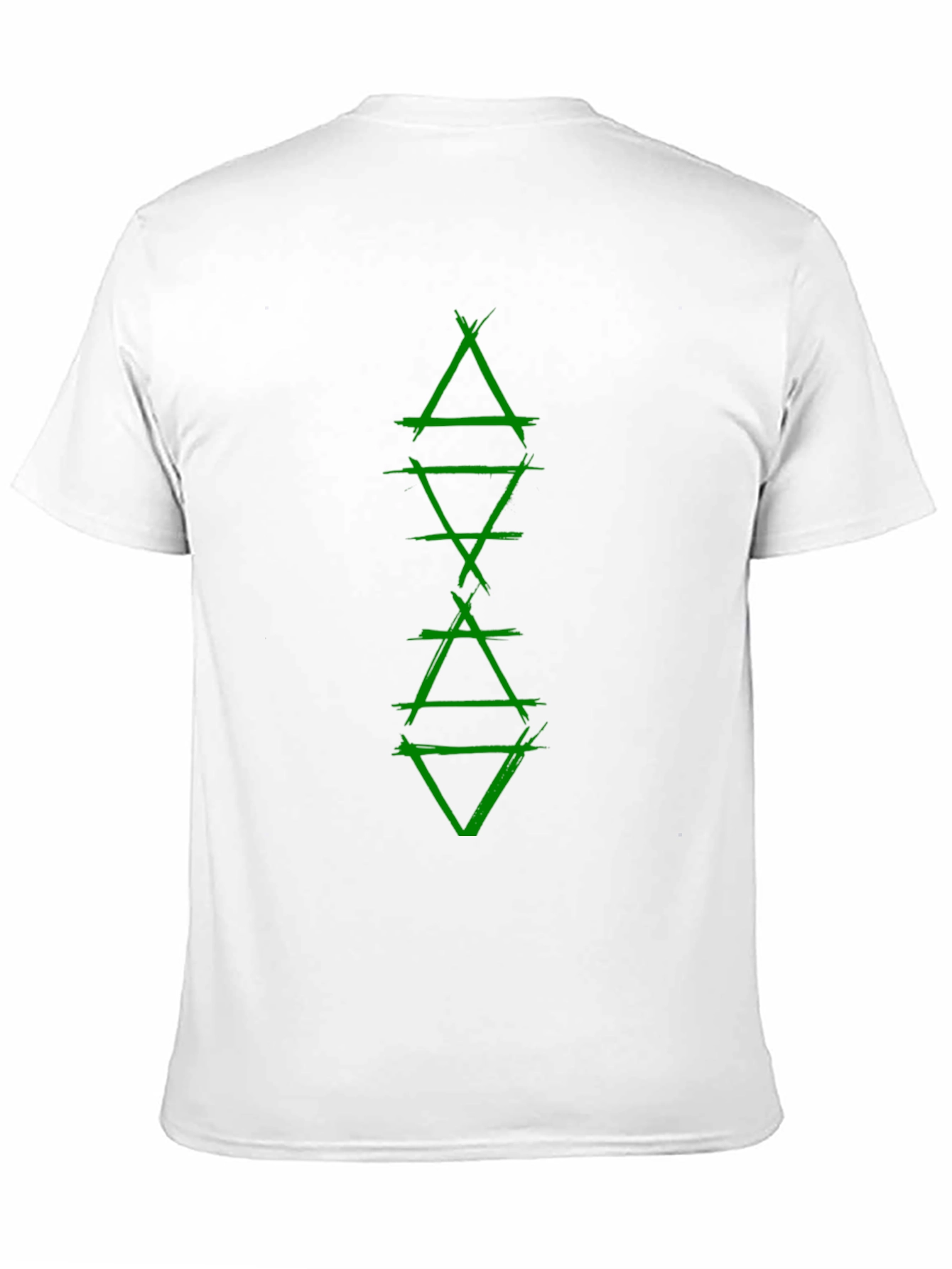 Green Alchemic Symbol Black T-Shirt