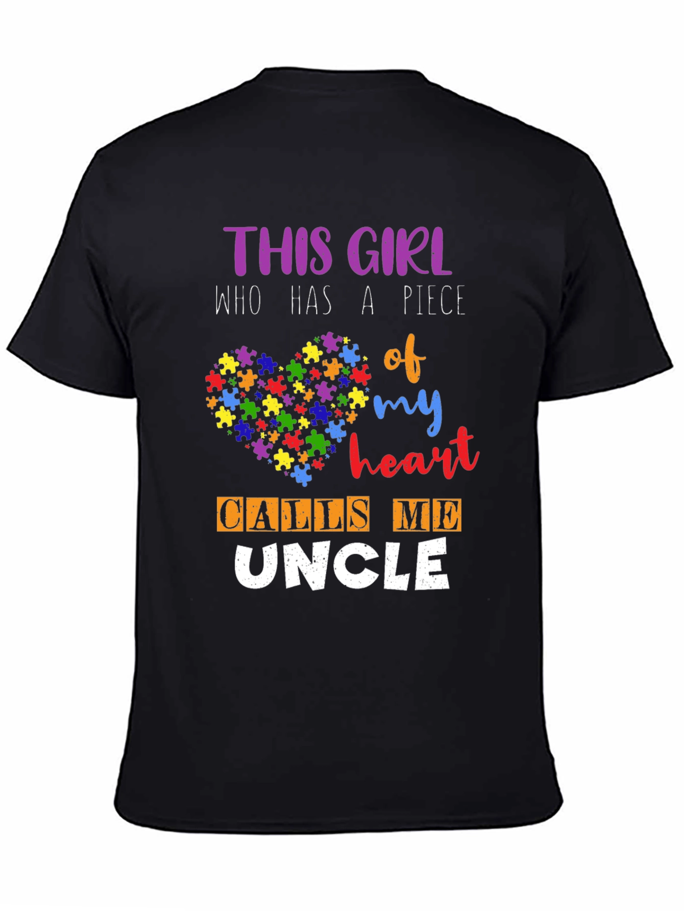 Autism Awareness Uncle T-Shirt