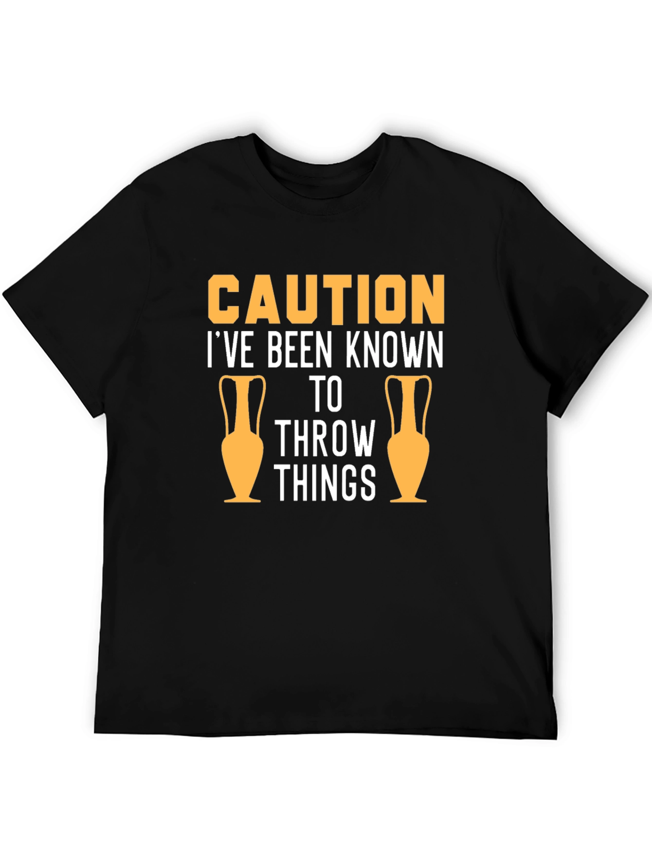 Caution Throw Things T-Shirt - Funny Gift