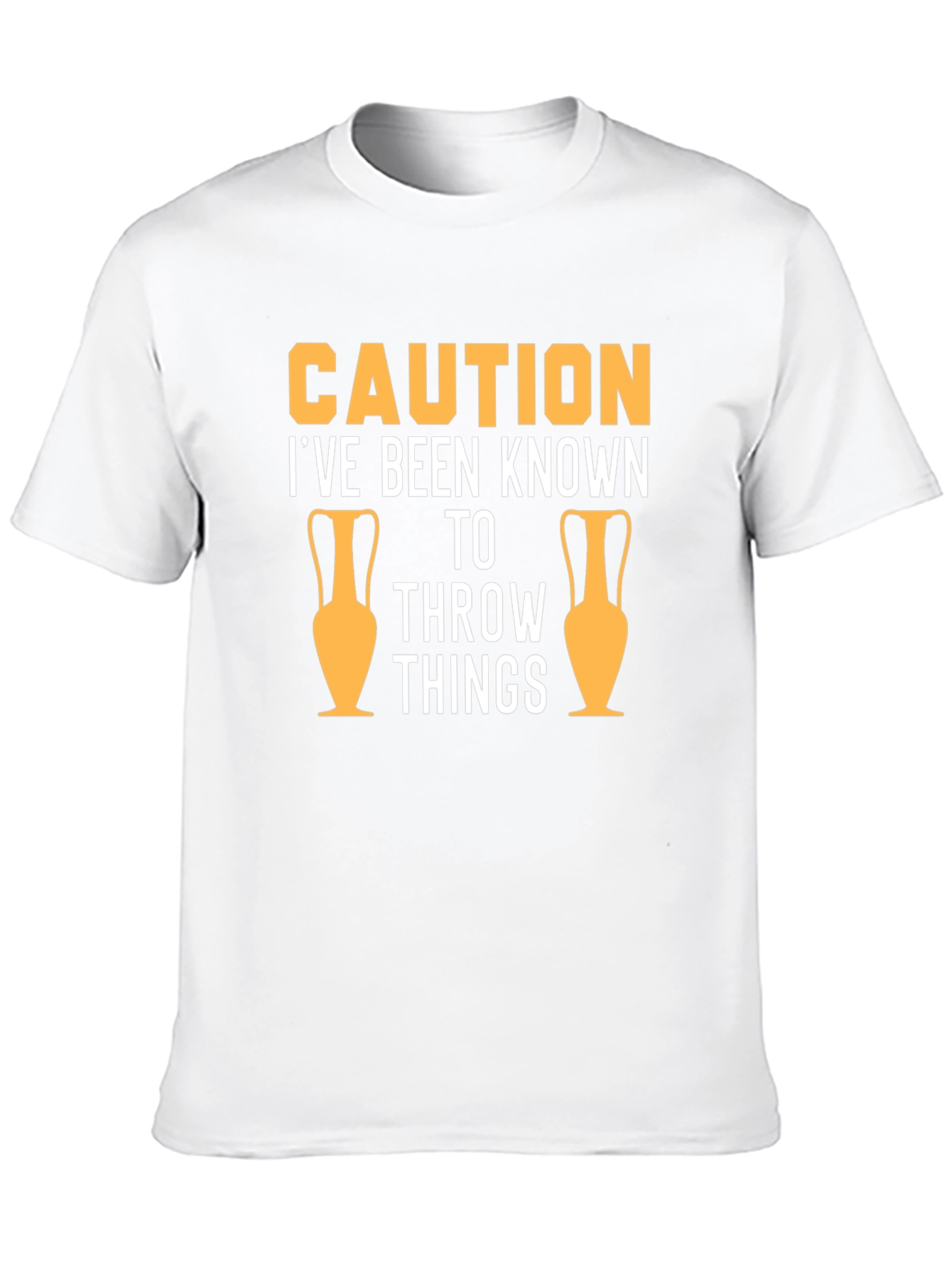 Caution Throw Things T-Shirt - Funny Gift