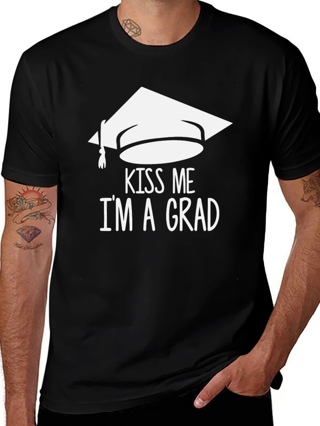 Kiss Me Im A Grad T-Shirt Graduation Party