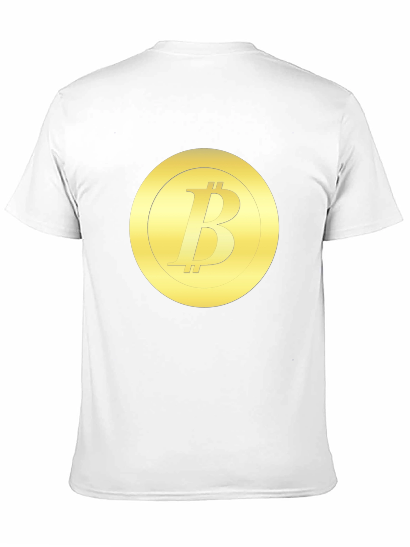 Bitcoin Tee - Gold Cryptocurrency Shirt