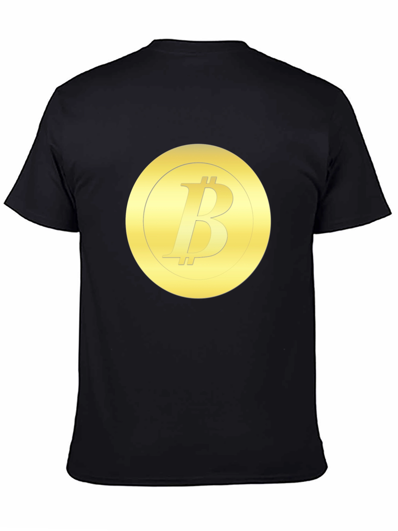 Bitcoin Tee - Gold Cryptocurrency Shirt
