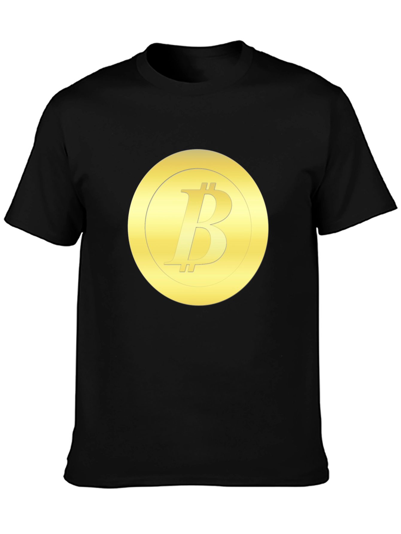 Bitcoin Tee - Gold Cryptocurrency Shirt