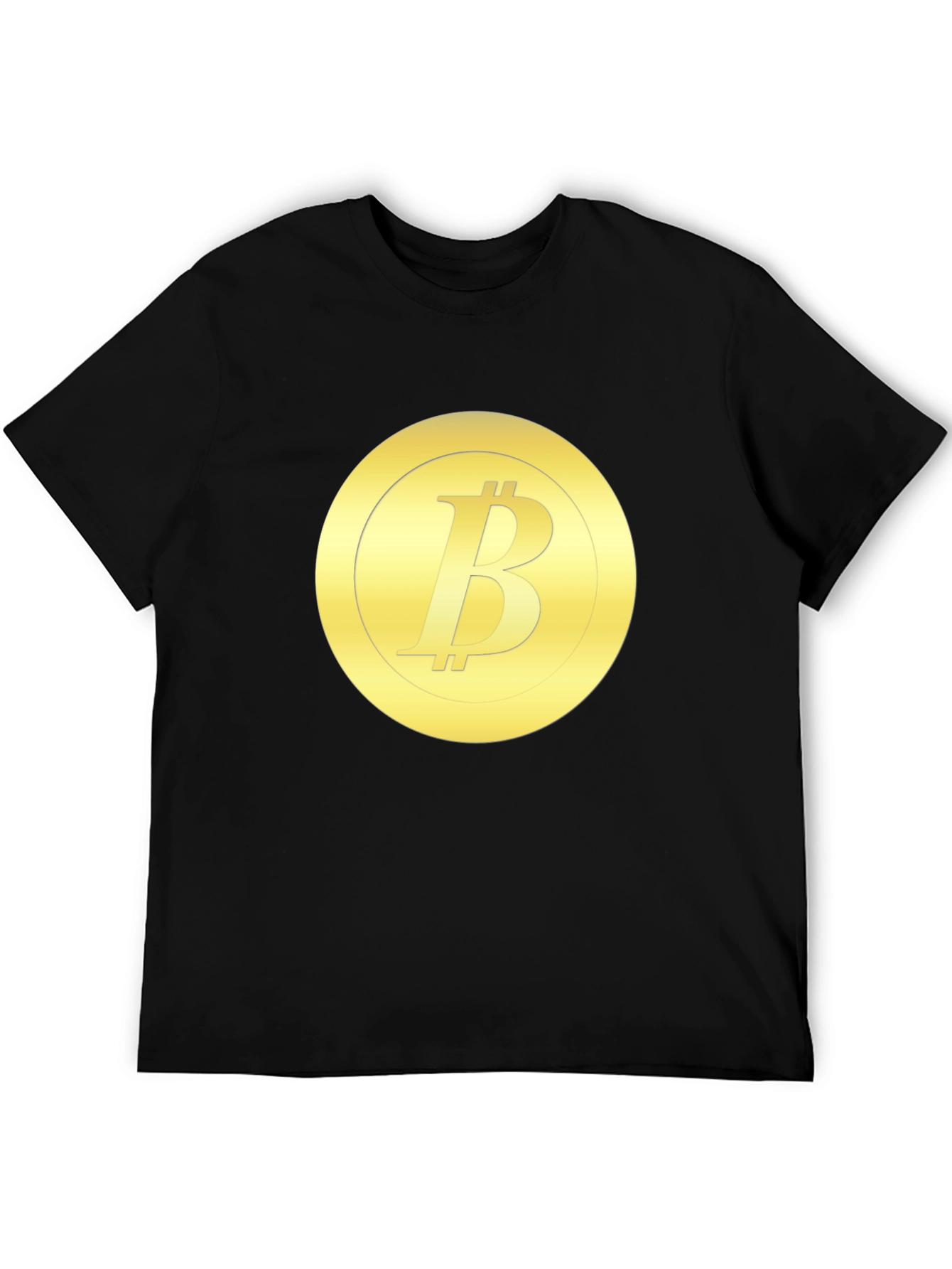 Bitcoin Tee - Gold Cryptocurrency Shirt
