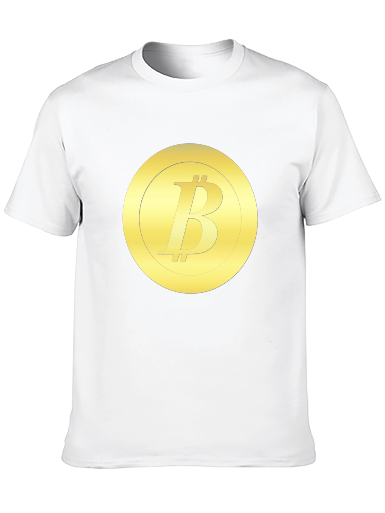 Bitcoin Tee - Gold Cryptocurrency Shirt