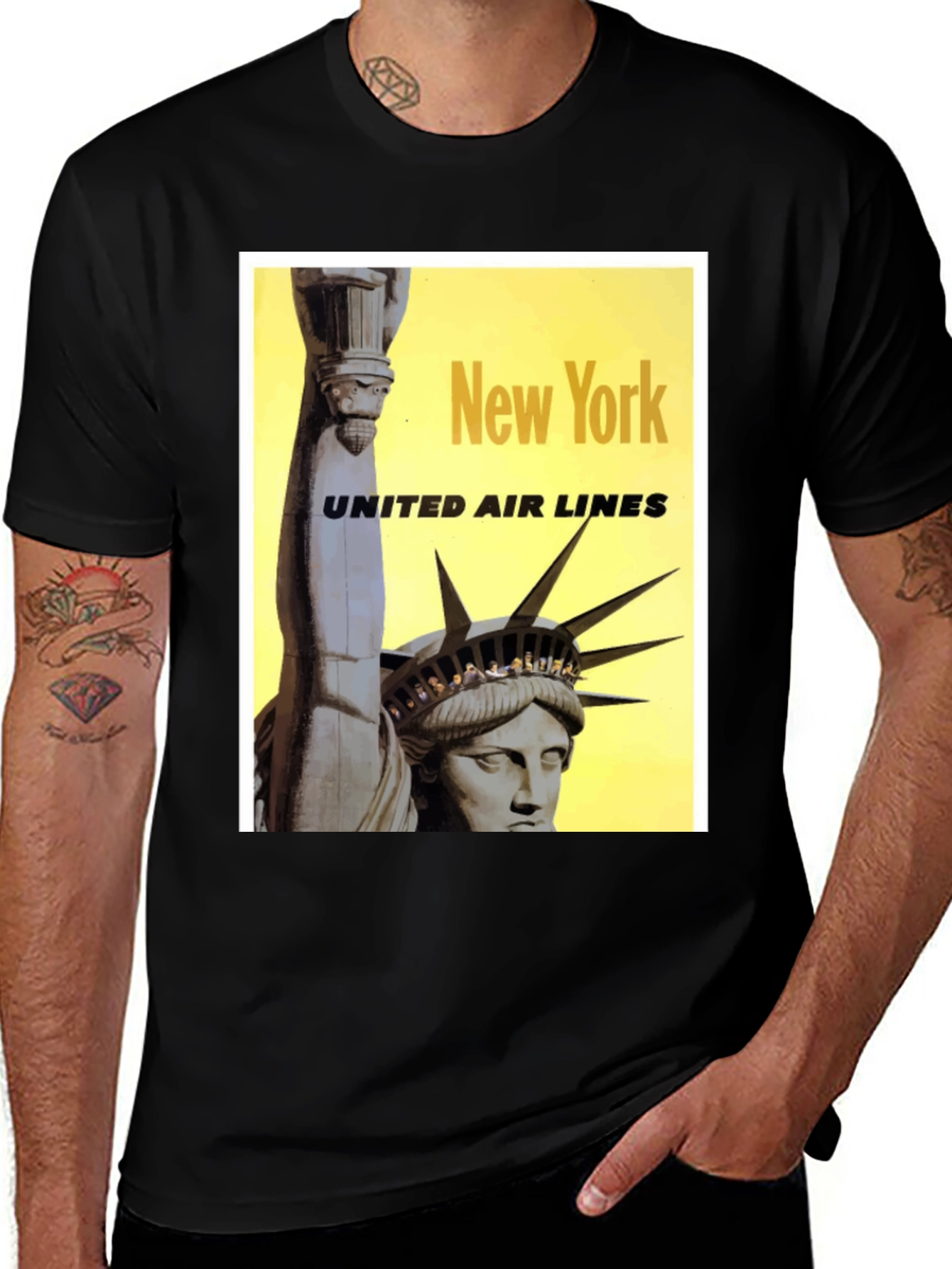New York United Air Lines T-Shirt