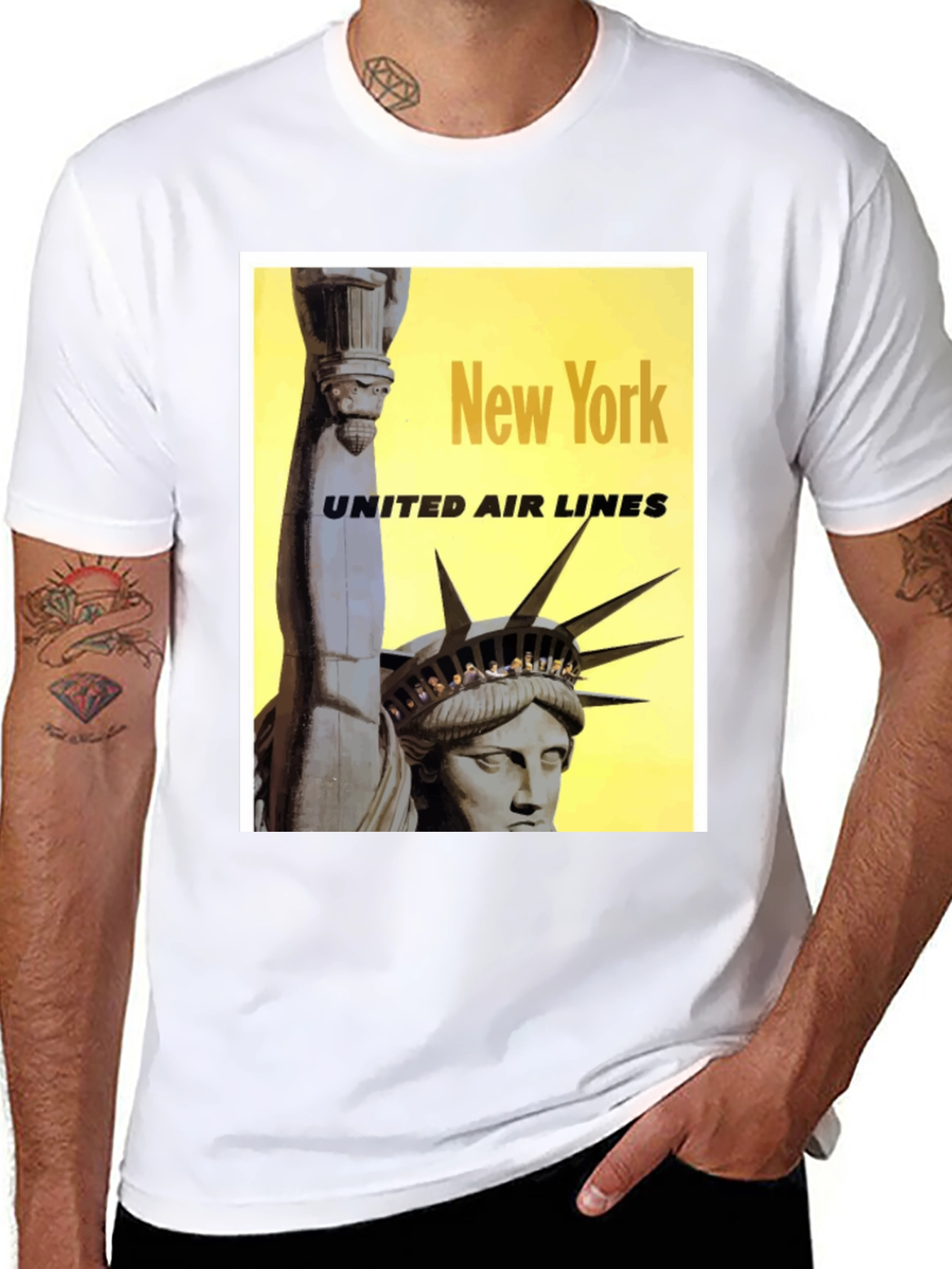 New York United Air Lines T-Shirt