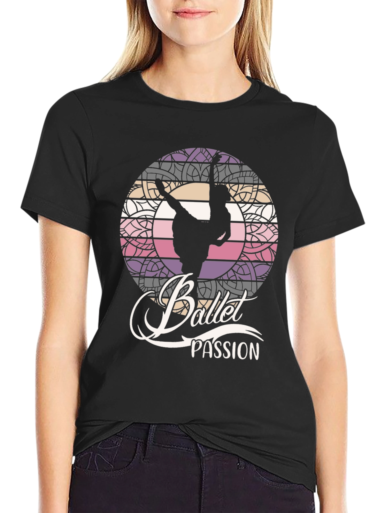 Ballet Passion T-Shirt - Dancer Mandala Tee