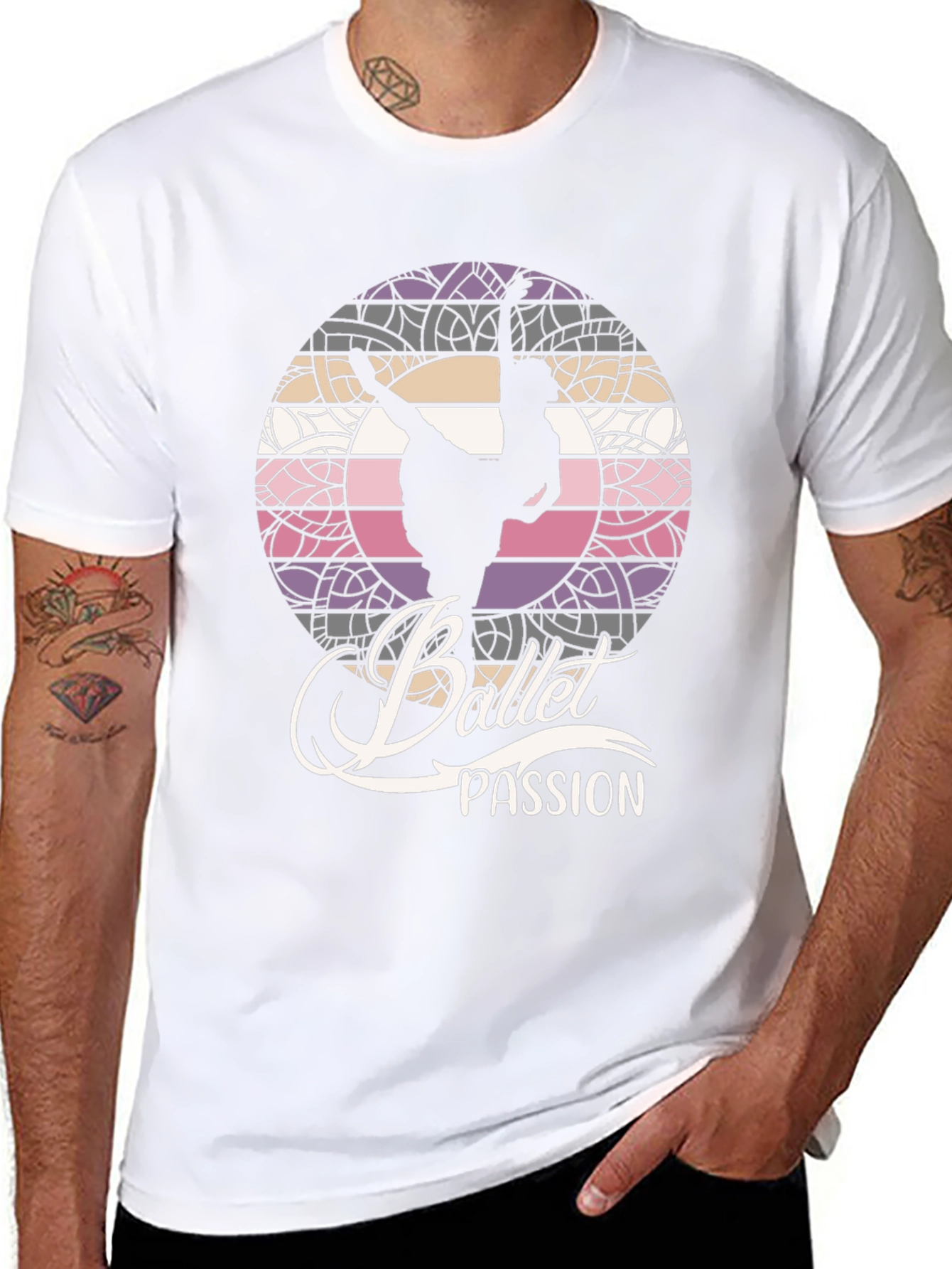Ballet Passion T-Shirt - Dancer Mandala Tee