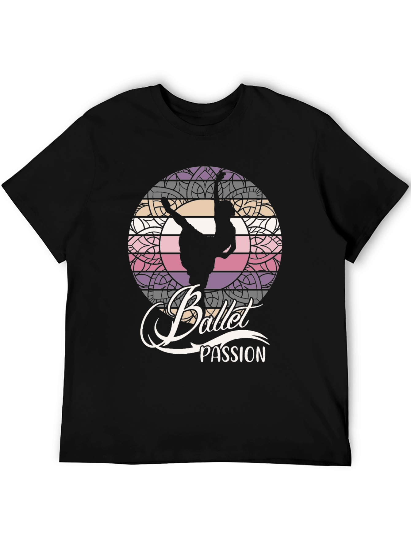 Ballet Passion T-Shirt - Dancer Mandala Tee