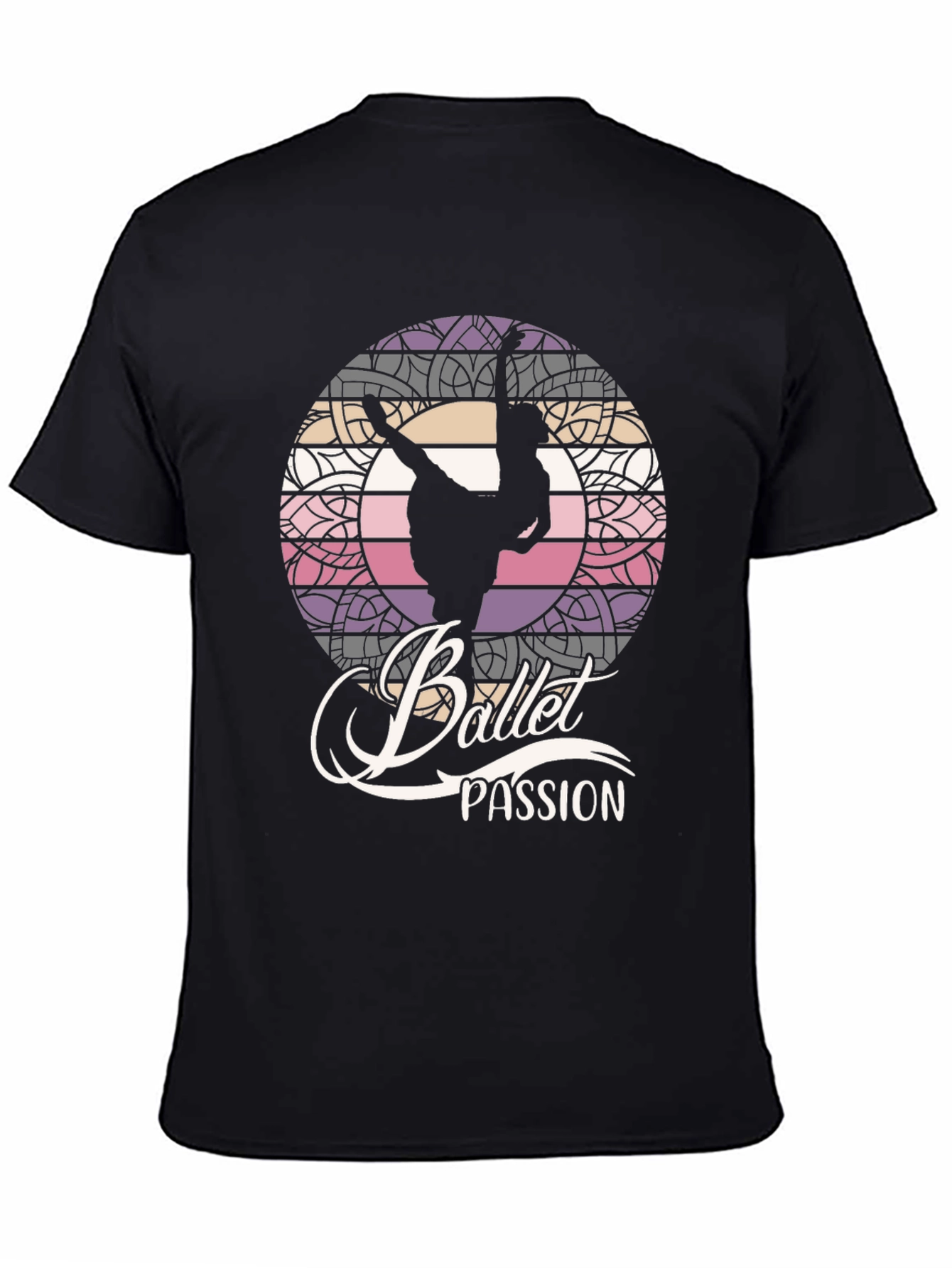 Ballet Passion T-Shirt - Dancer Mandala Tee
