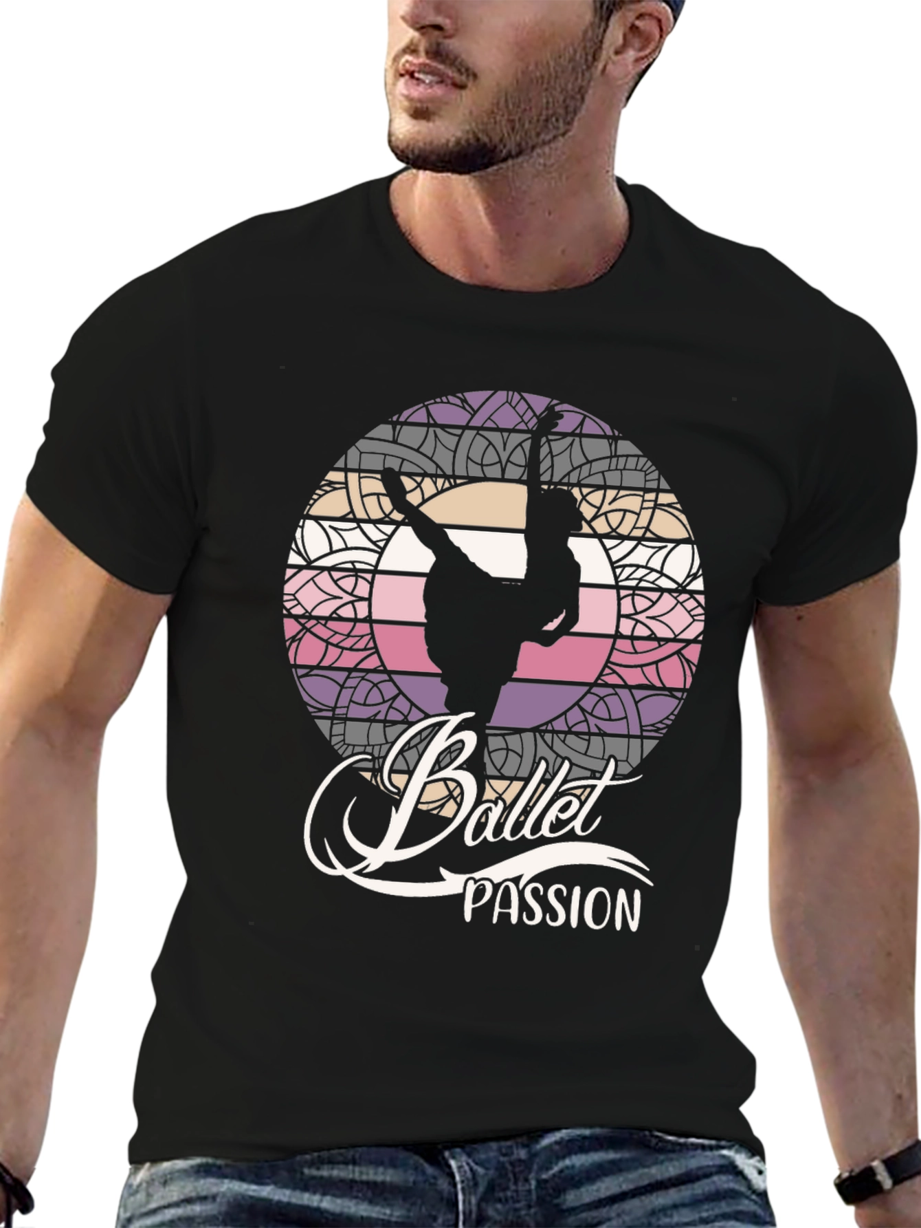 Ballet Passion T-Shirt - Dancer Mandala Tee